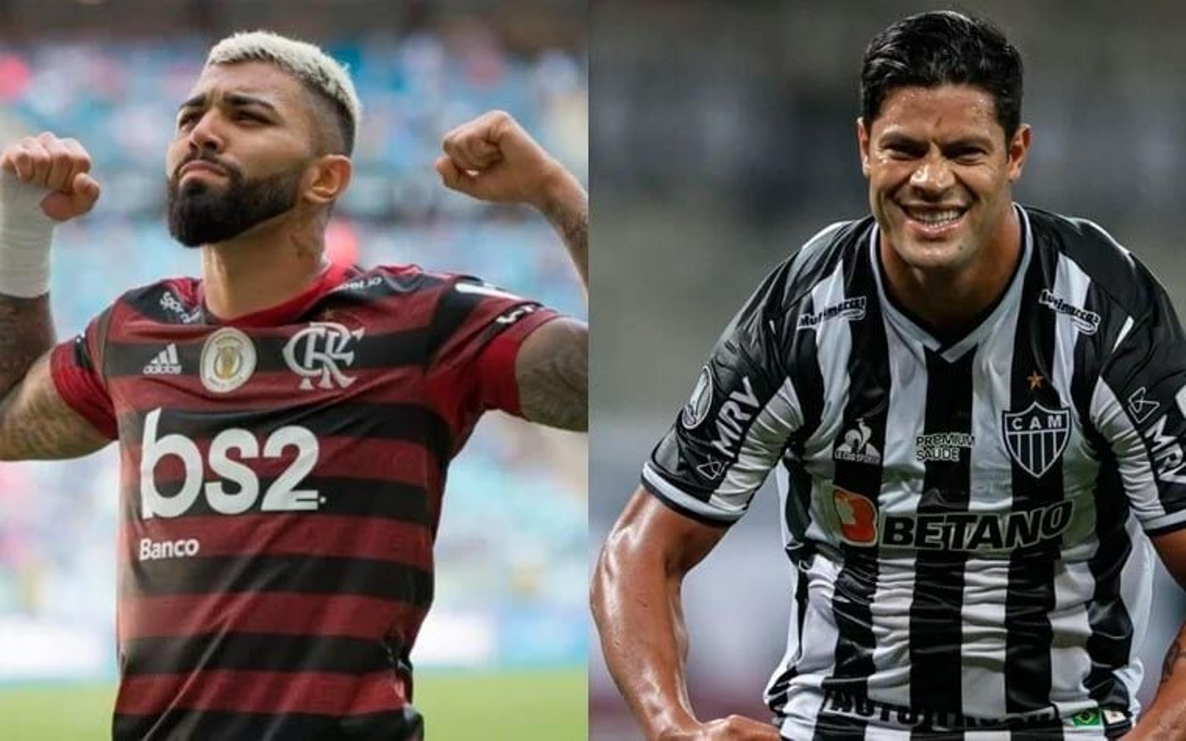 Flamengo x Atlético-MG terá reencontro de Gabigol e Hulk após provocações