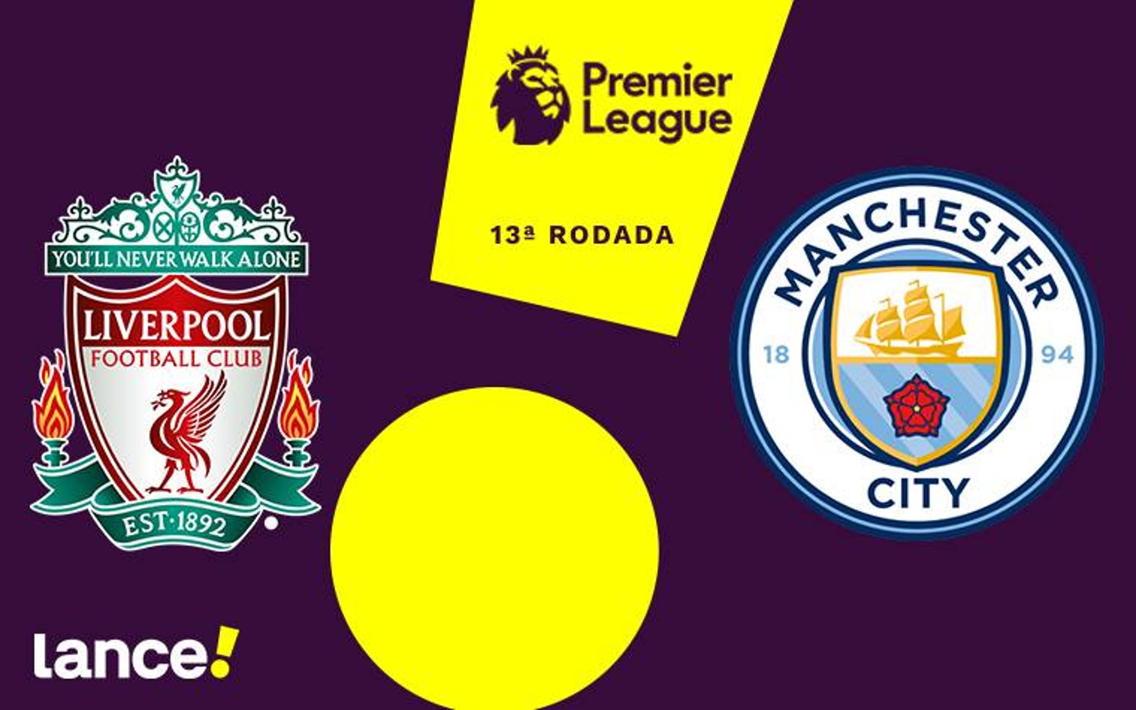 Liverpool x Manchester City: onde assistir ao clássico da Premier League