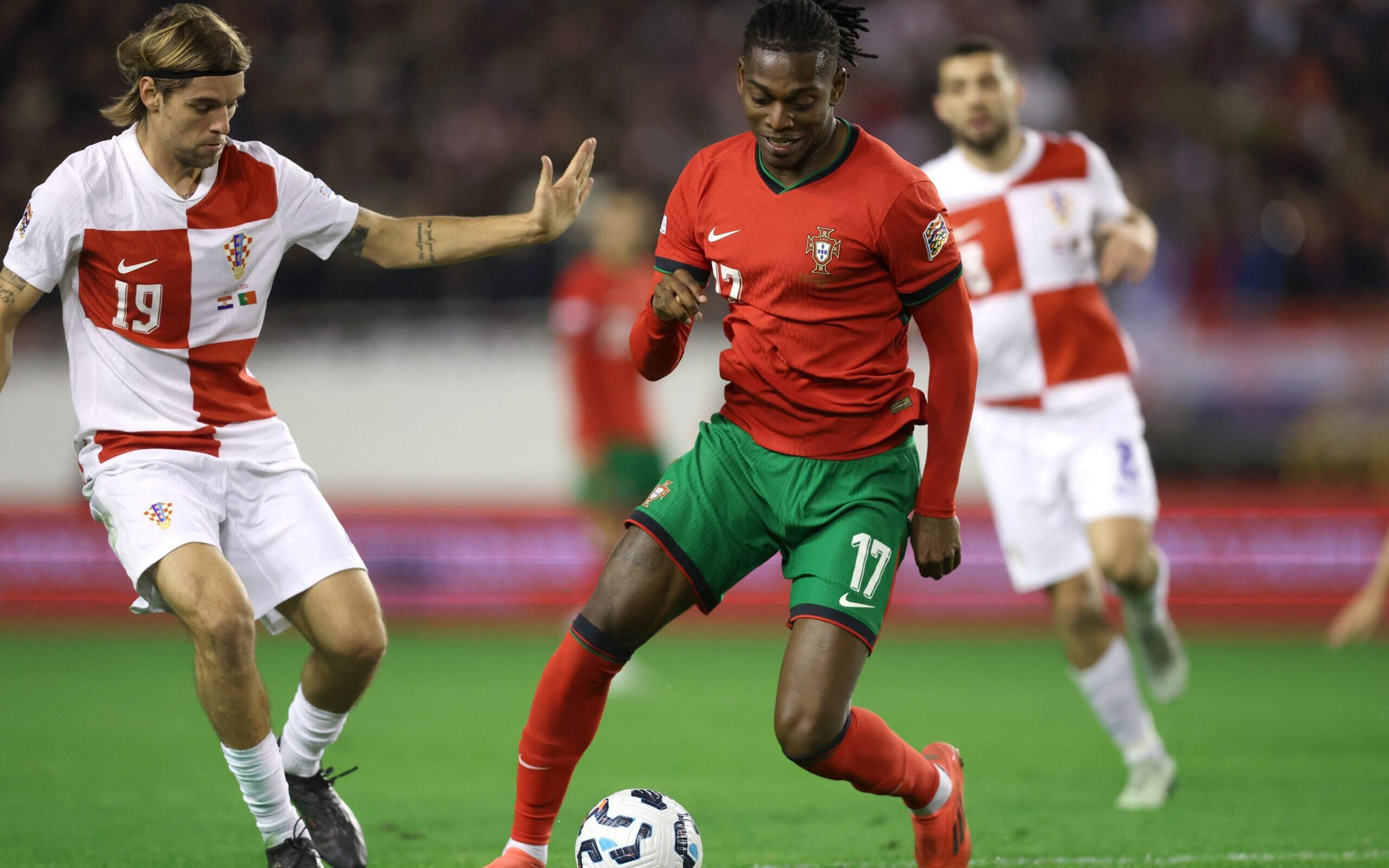 Sem CR7, Portugal cede empate à Croácia na Nations League