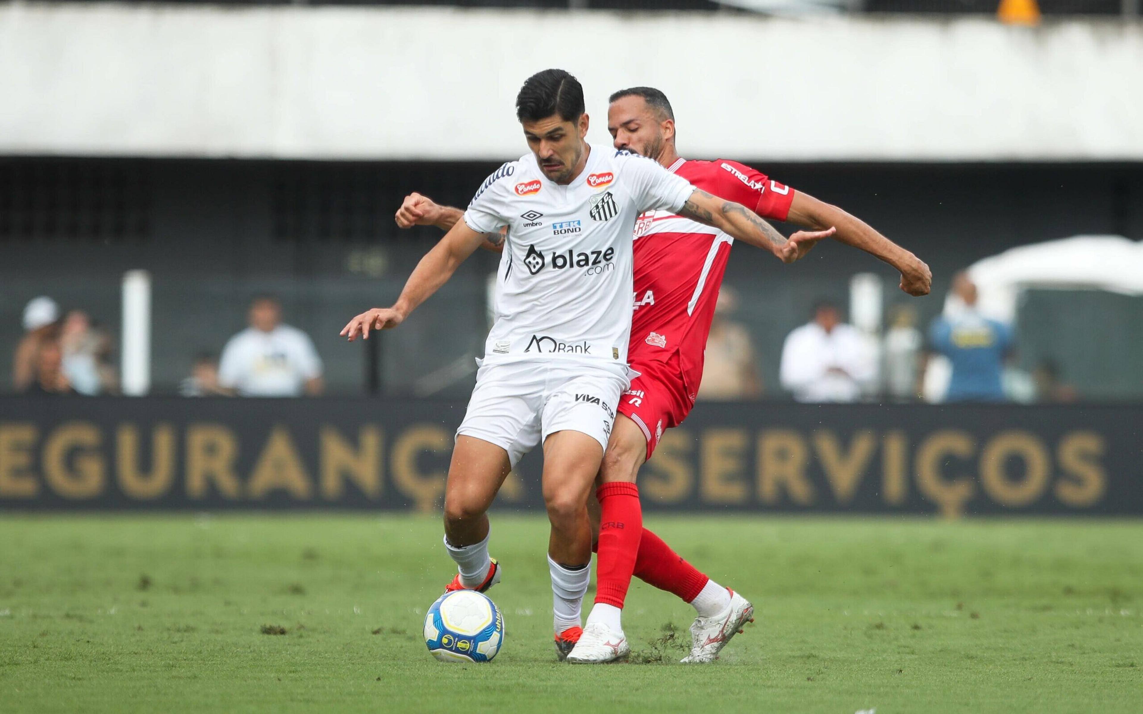 CRB frustra festa do título e vence o Santos por 2 a 0 na Vila