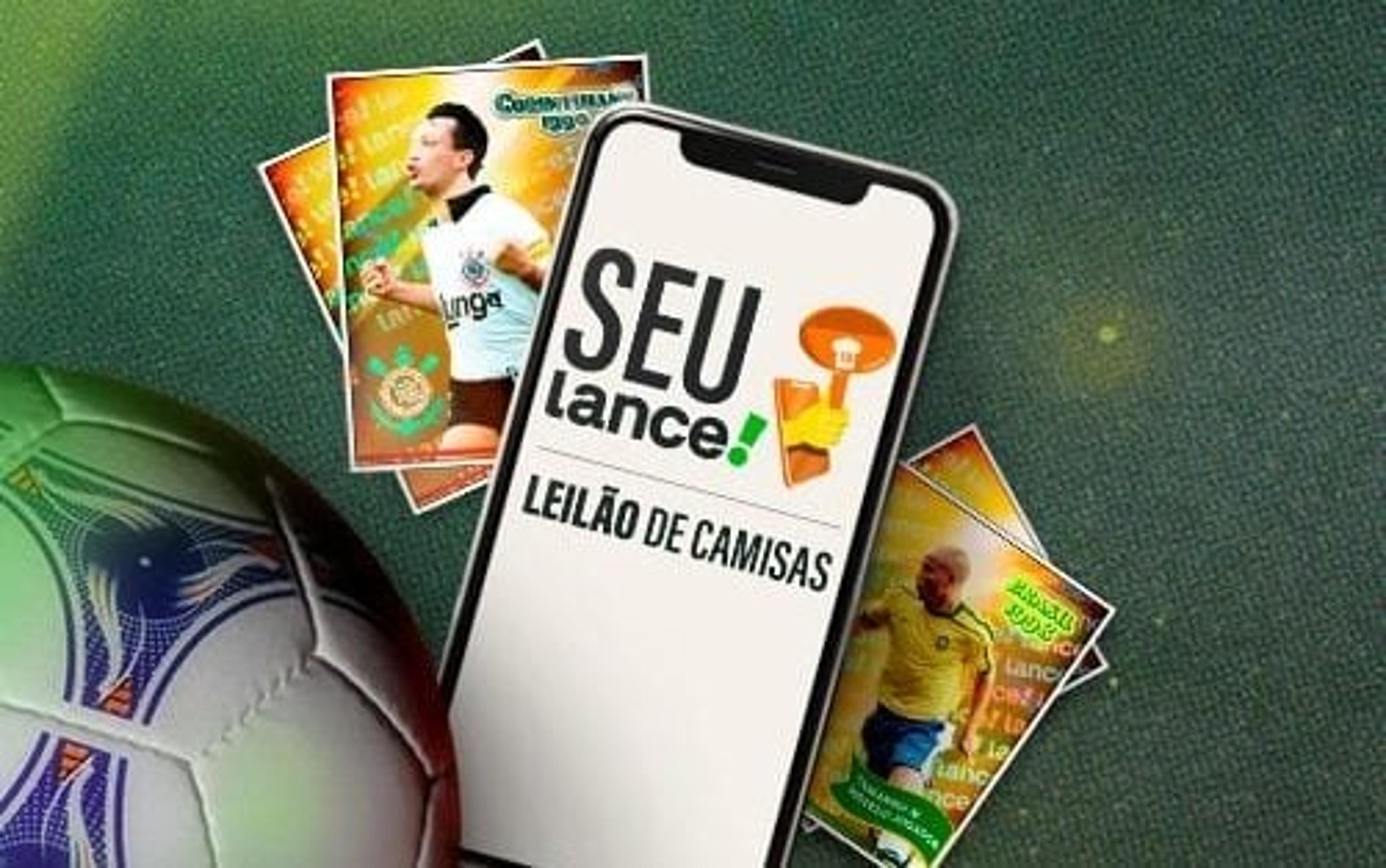 Assista ao vivo ao leilão Seu Lance! e adquira sua camisa histórica