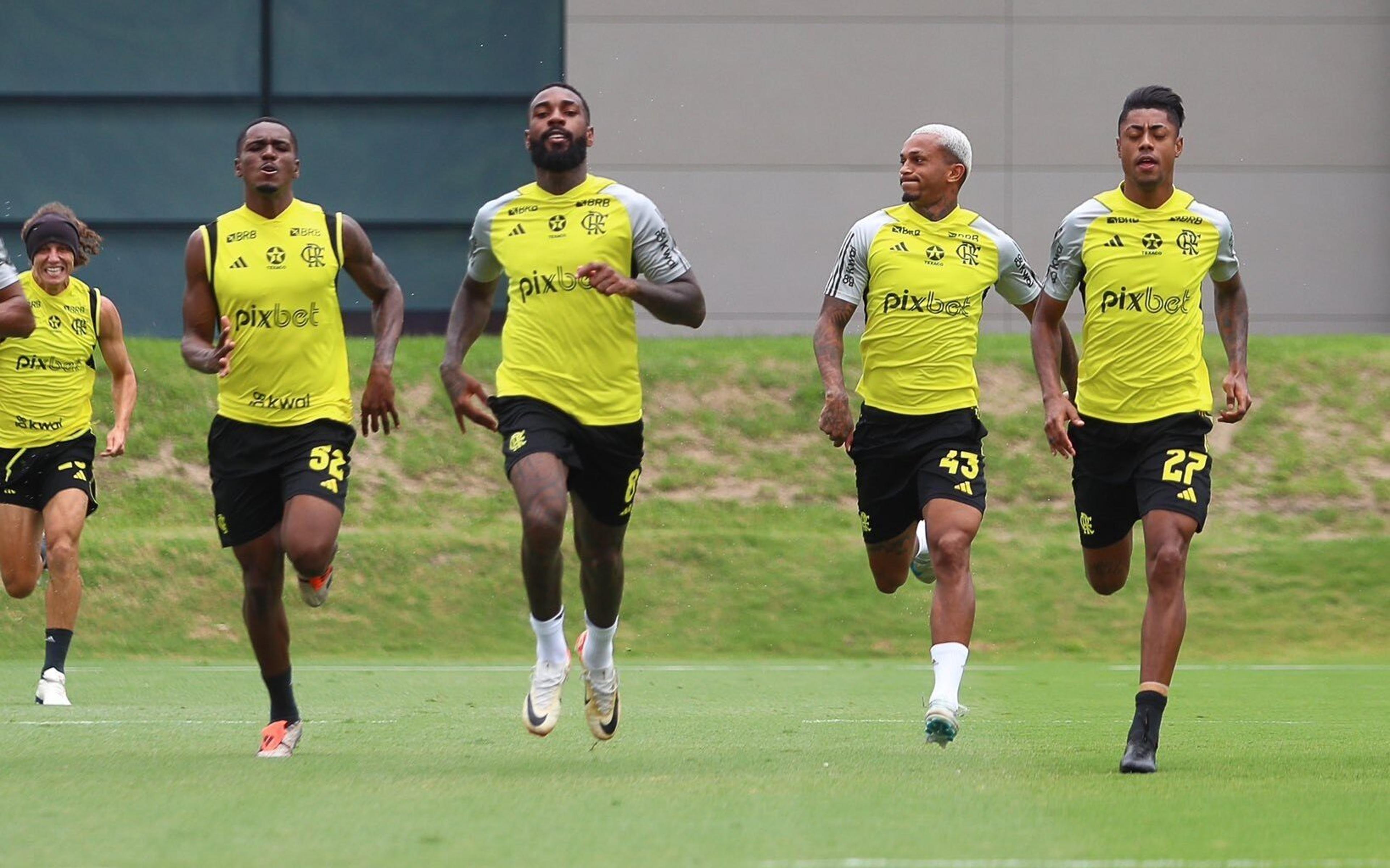 Flamengo encerra preparação para enfrentar o Internacional; veja a provável escalação