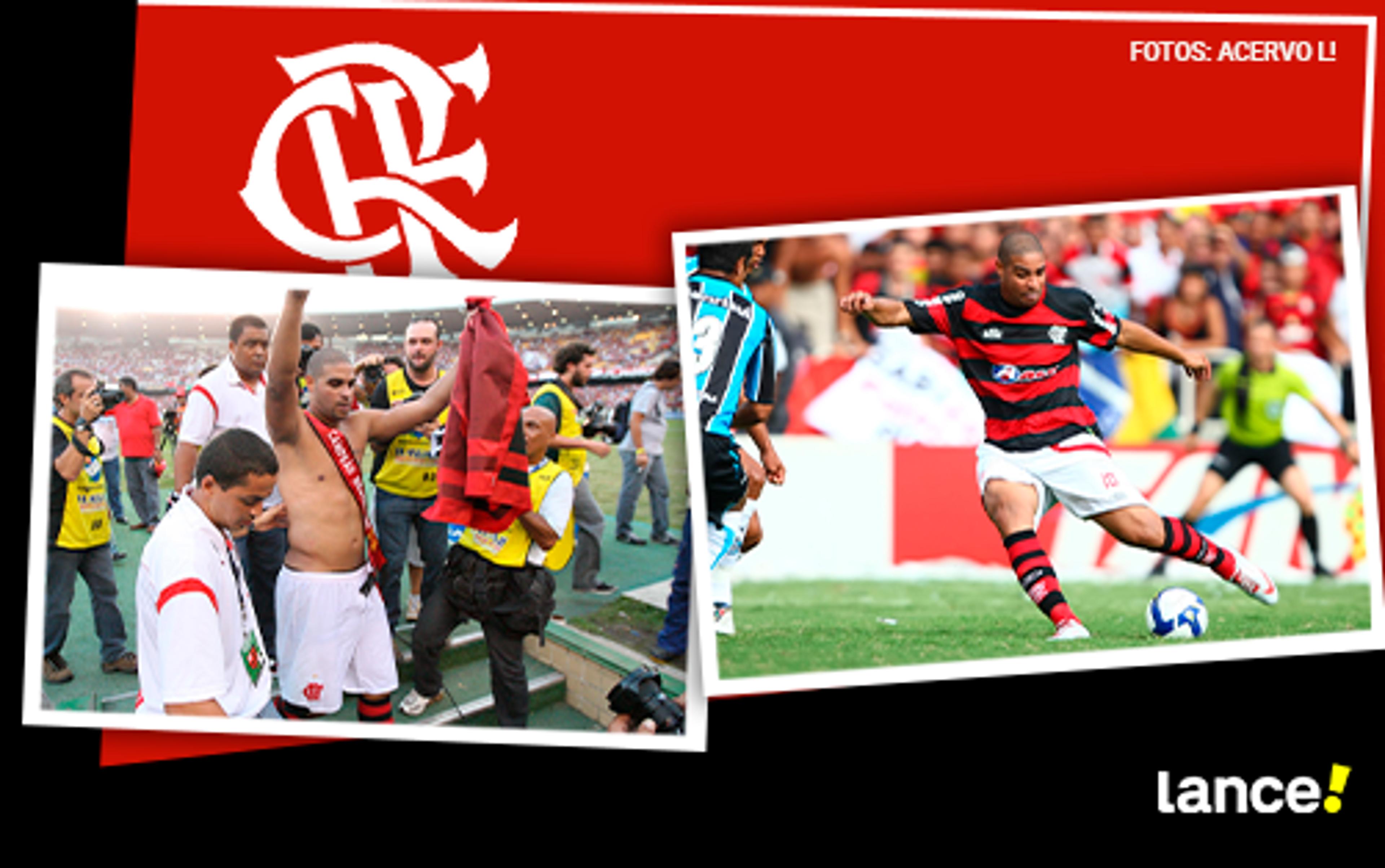 Hexacampeonato em 2009: o ano fantástico de Adriano Imperador pelo Flamengo