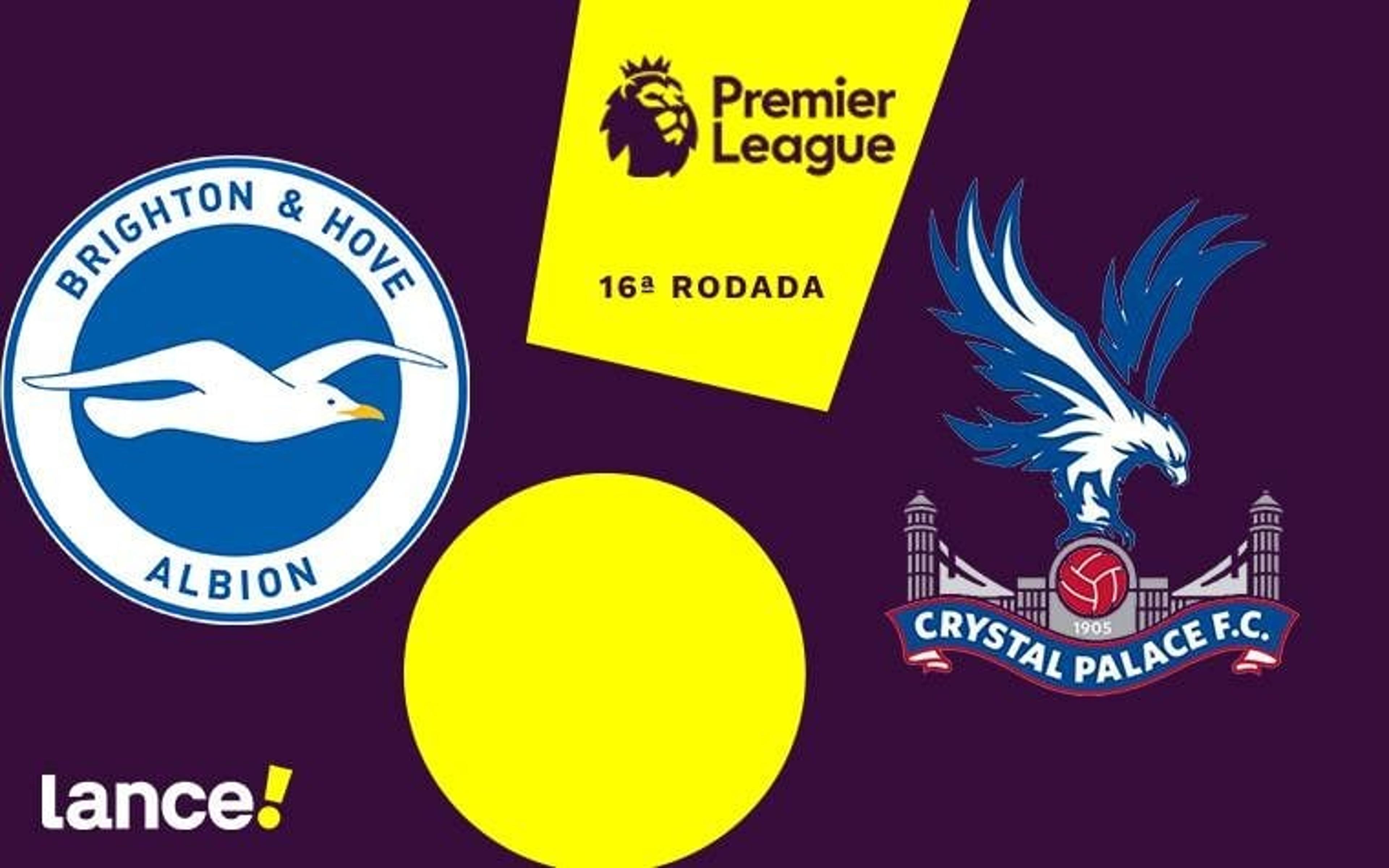 Brighton x Crystal Palace: onde assistir, horário e escalações do jogo pela Premier League