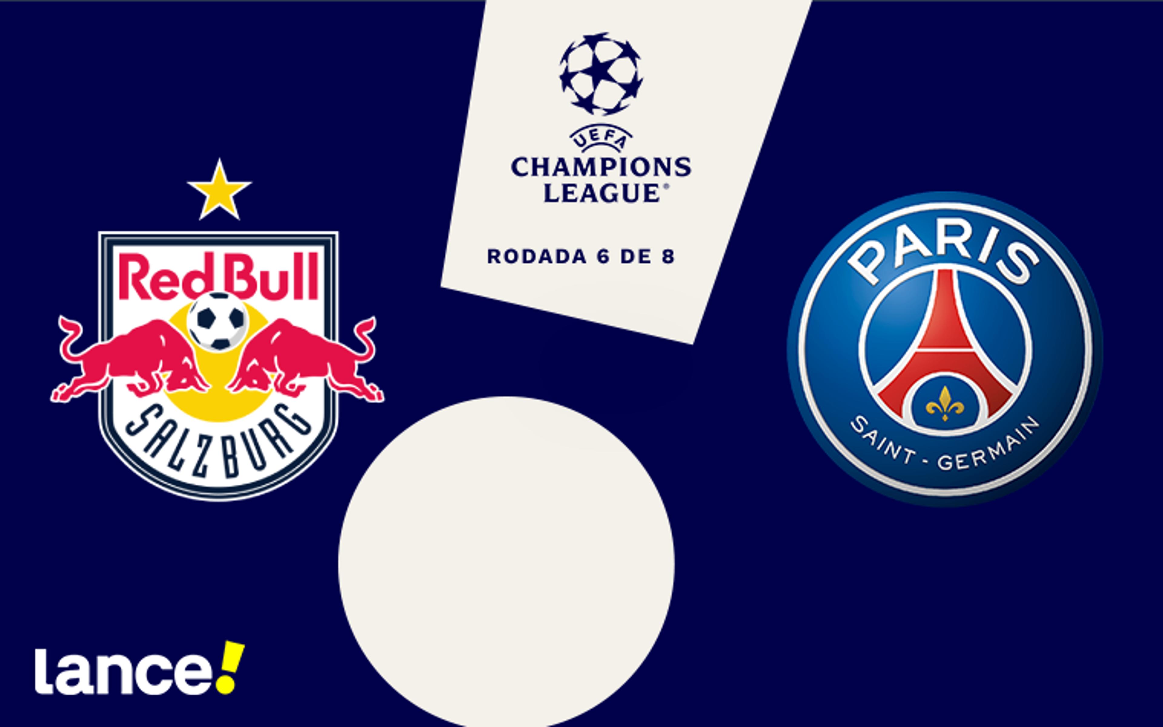 RB Salzburg x PSG: onde assistir, horário e prováveis escalações