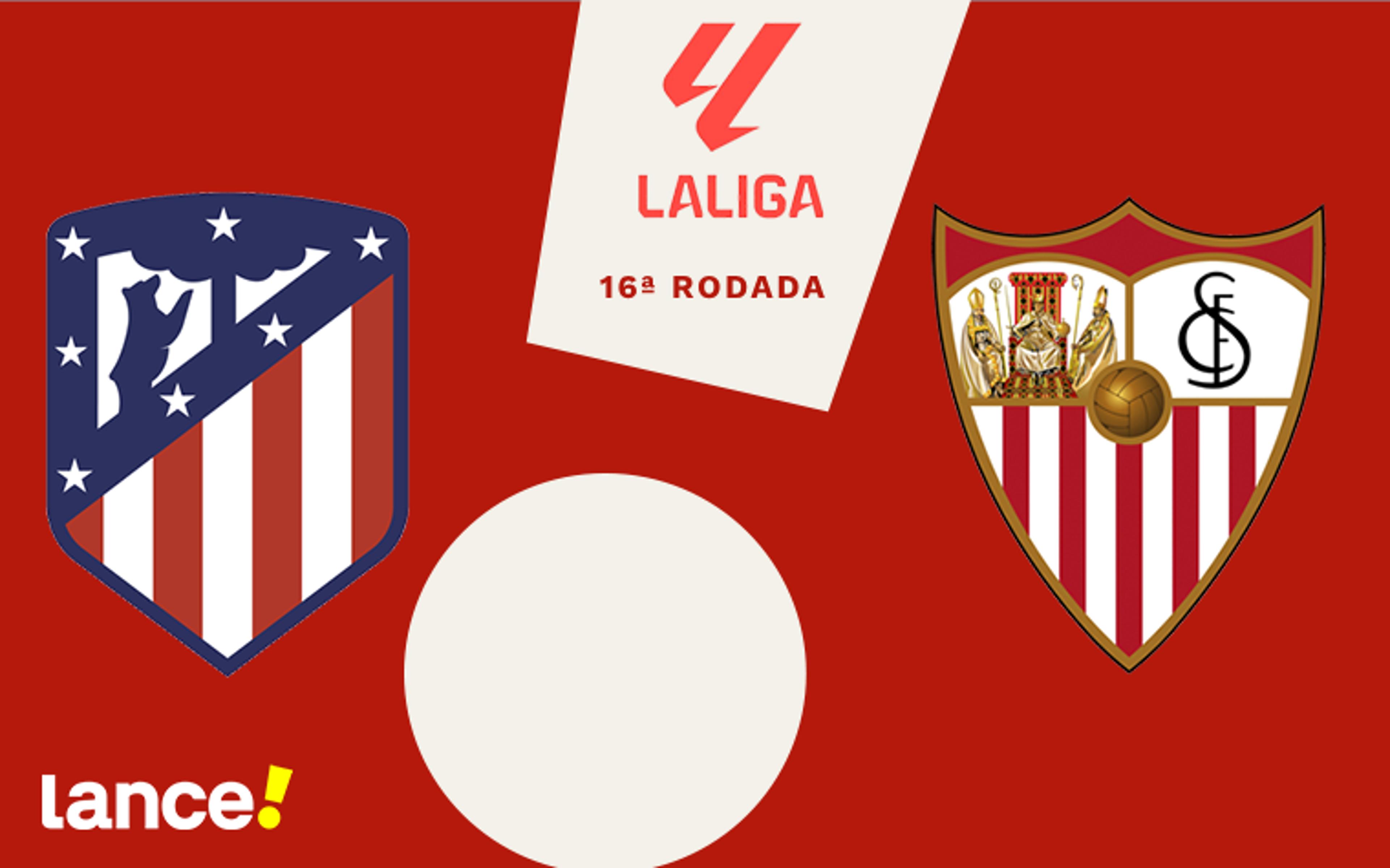 Atlético de Madrid x Sevilla: onde assistir ao vivo, horário e escalações do jogo pela La Liga