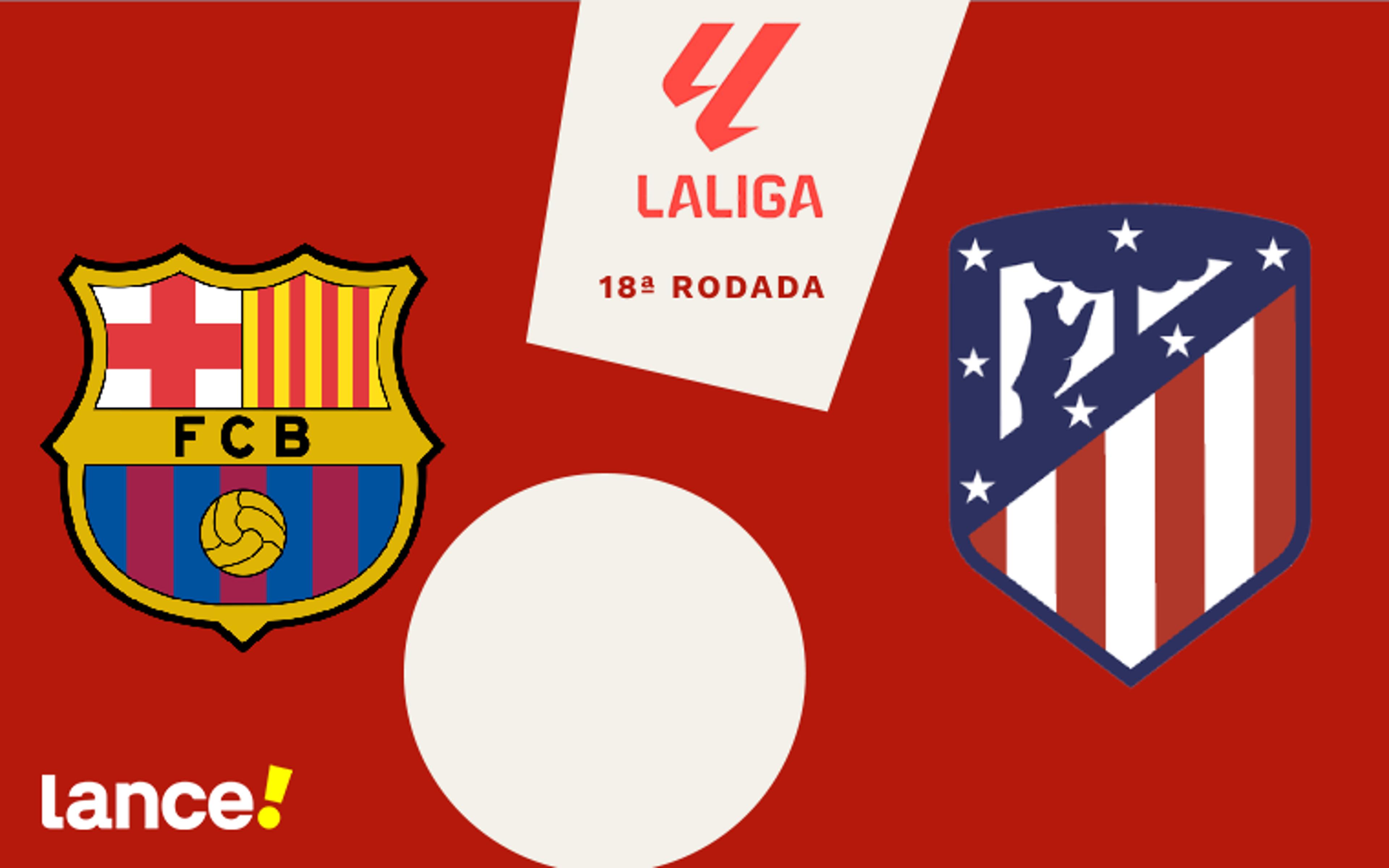 Barcelona x Atlético de Madrid: onde assistir, horário e prováveis escalações