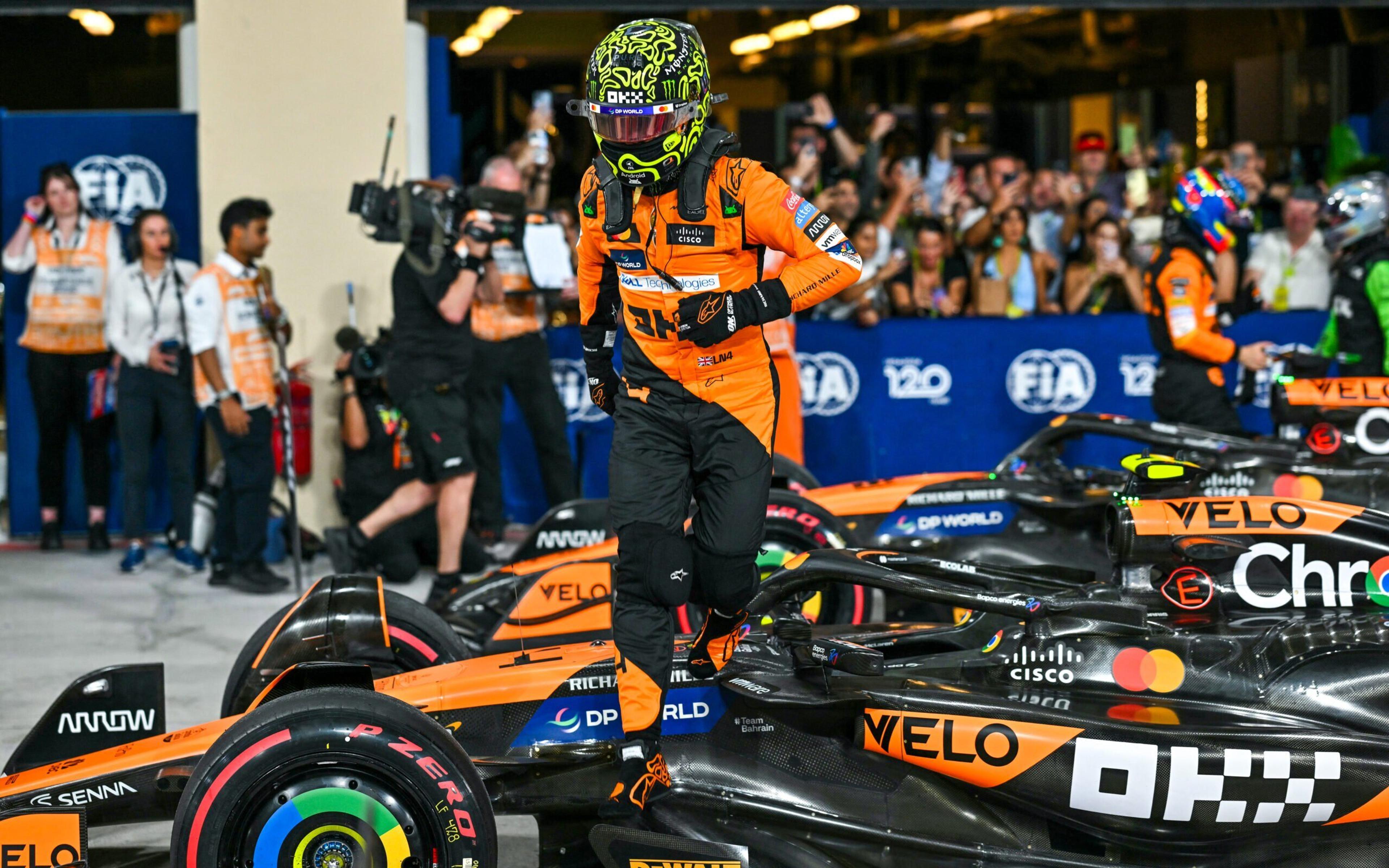 Norris mantém boa fase da McLaren e conquista pole do GP de Abu Dhabi da F1