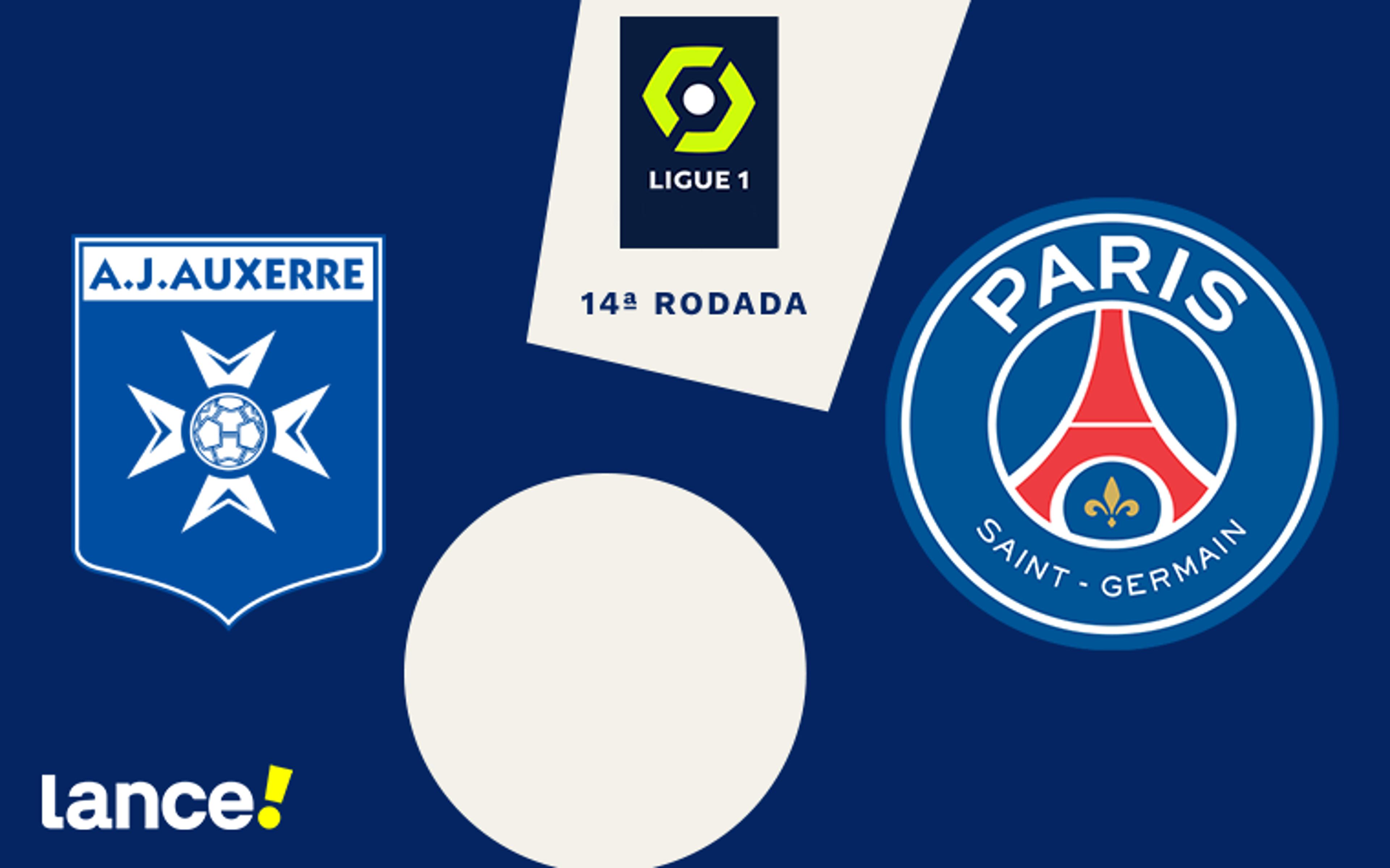 Auxerre x PSG: onde assistir ao vivo, horário e escalações do jogo pela Ligue 1