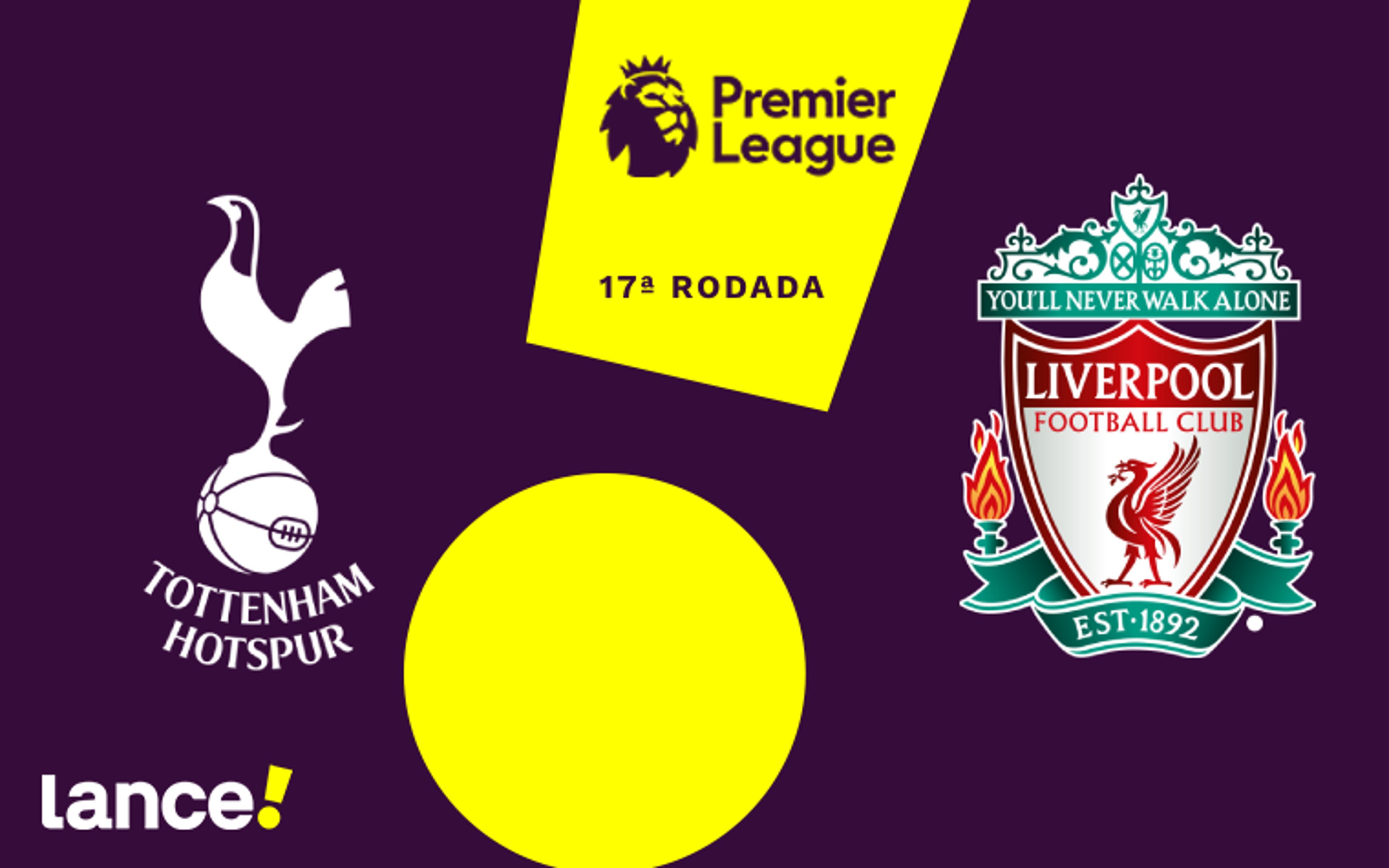 Tottenham x Liverpool: onde assistir, horário e prováveis escalações