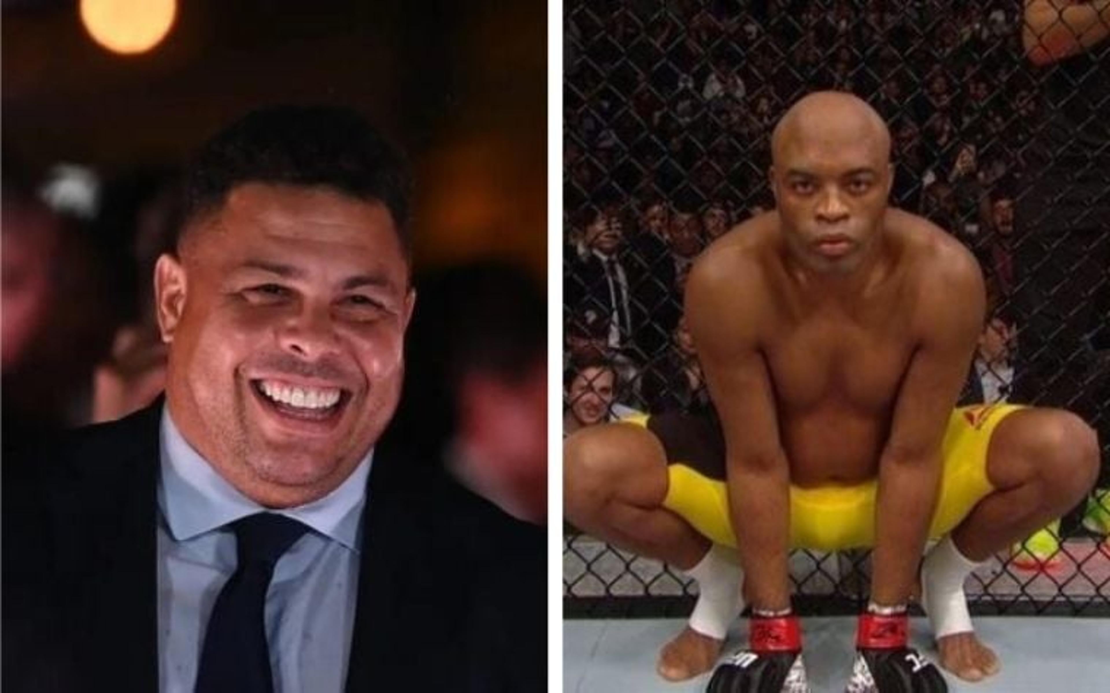 Comparação entre Ronaldo e Anderson Silva causa revolta na web