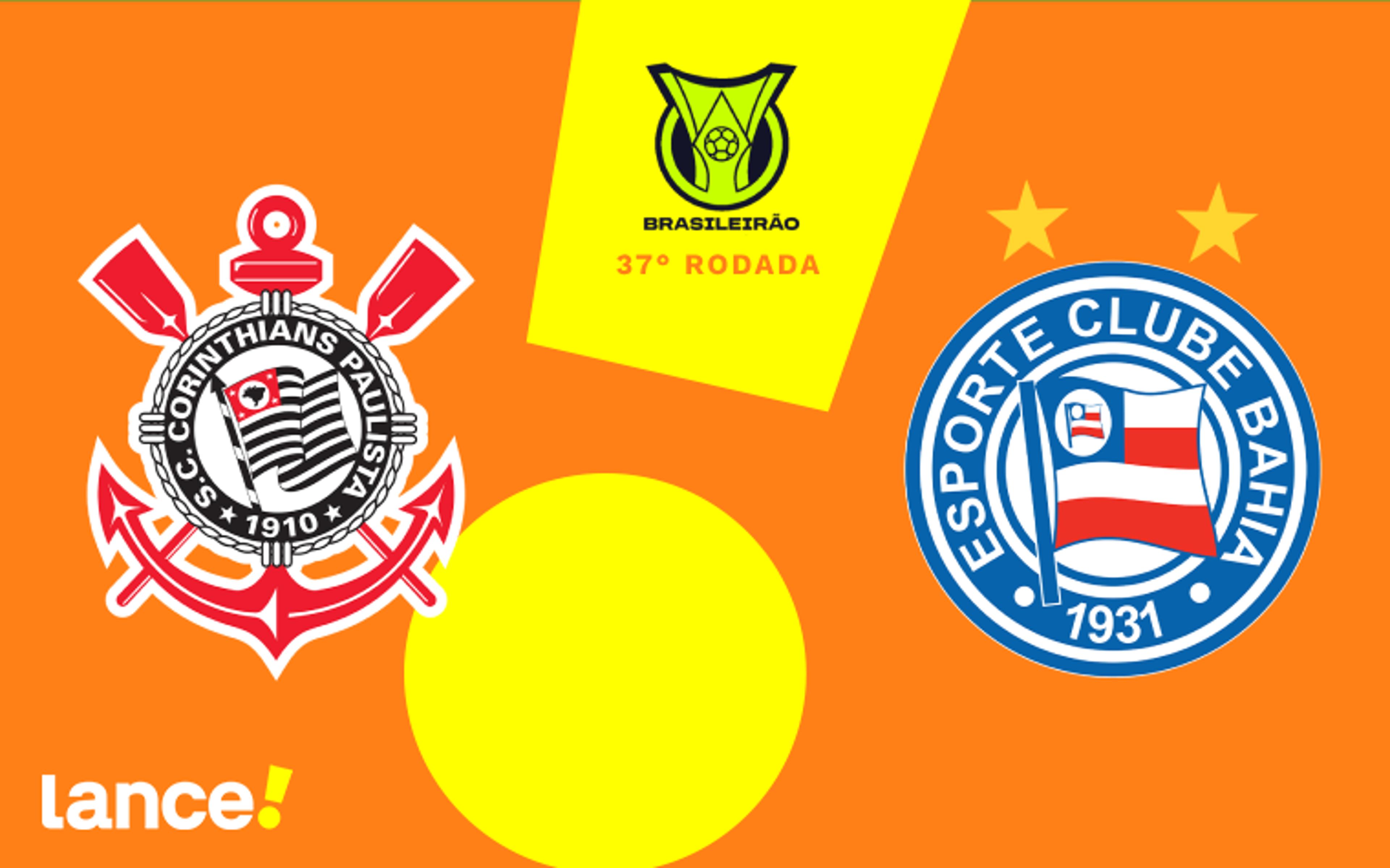 Corinthians x Bahia: onde assistir, horário e  escalações