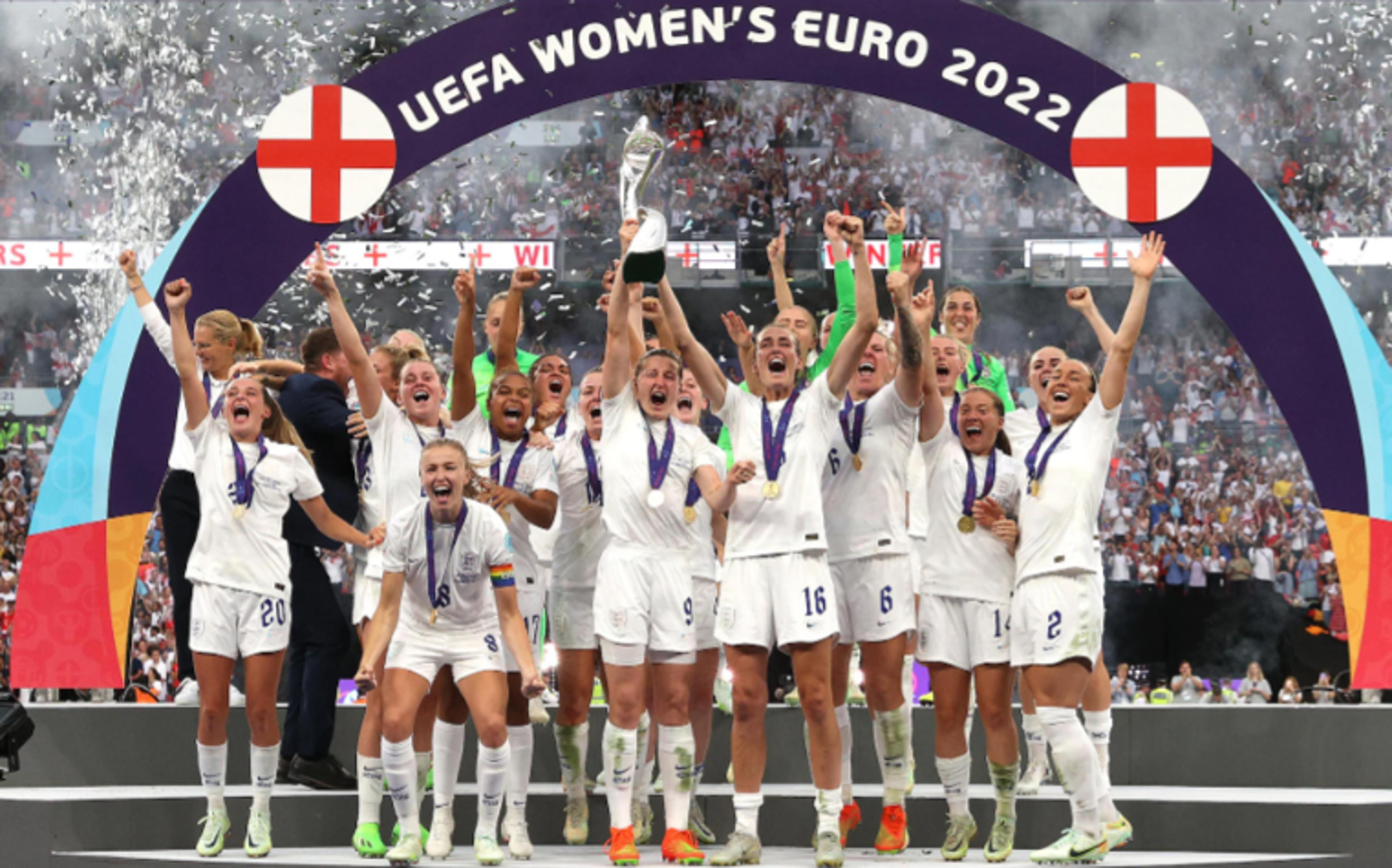 Uefa aumenta prêmios da Eurocopa Feminina 2025 e determina porcentagem para jogadoras