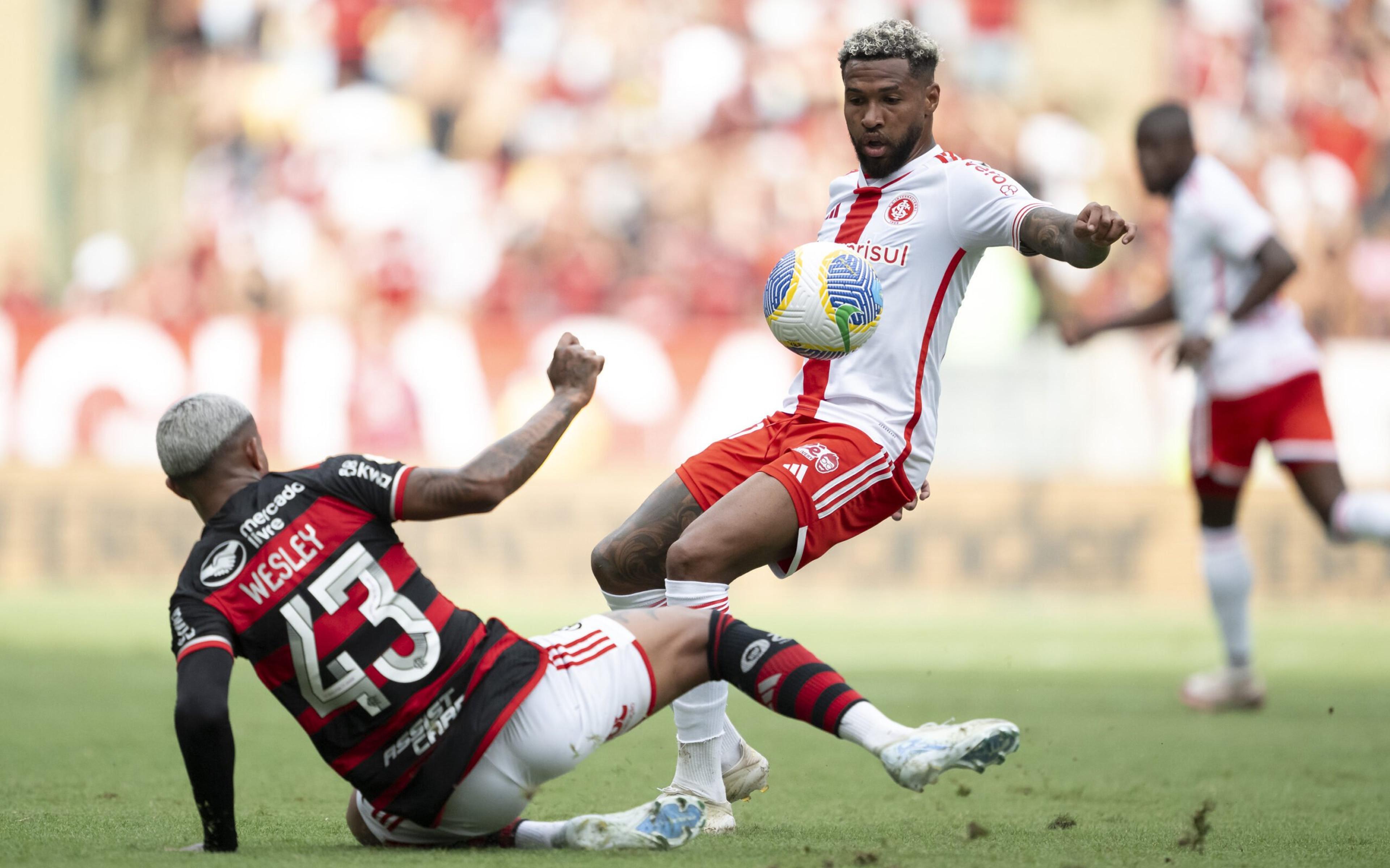 Wesley é o nome mais exaltado na goleada do Flamengo sobre Internacional