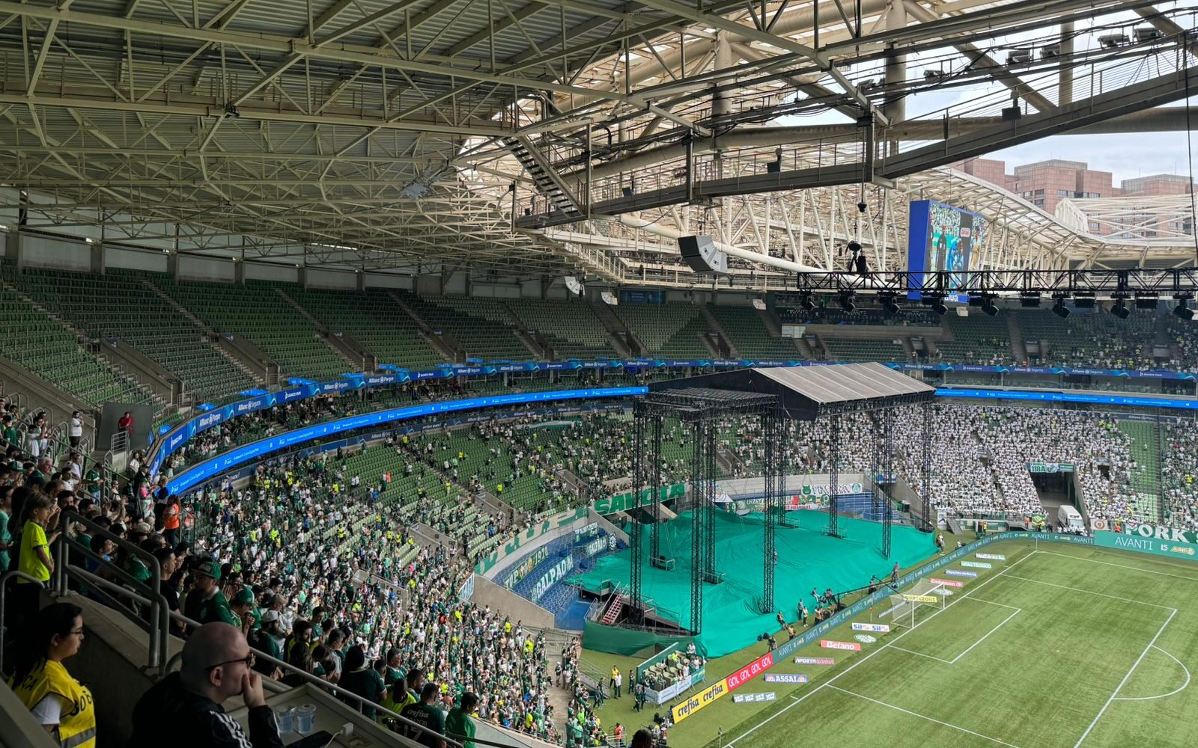 Palmeiras x Fluminense: Allianz Parque não tem lotação máxima para jogo do Brasileirão