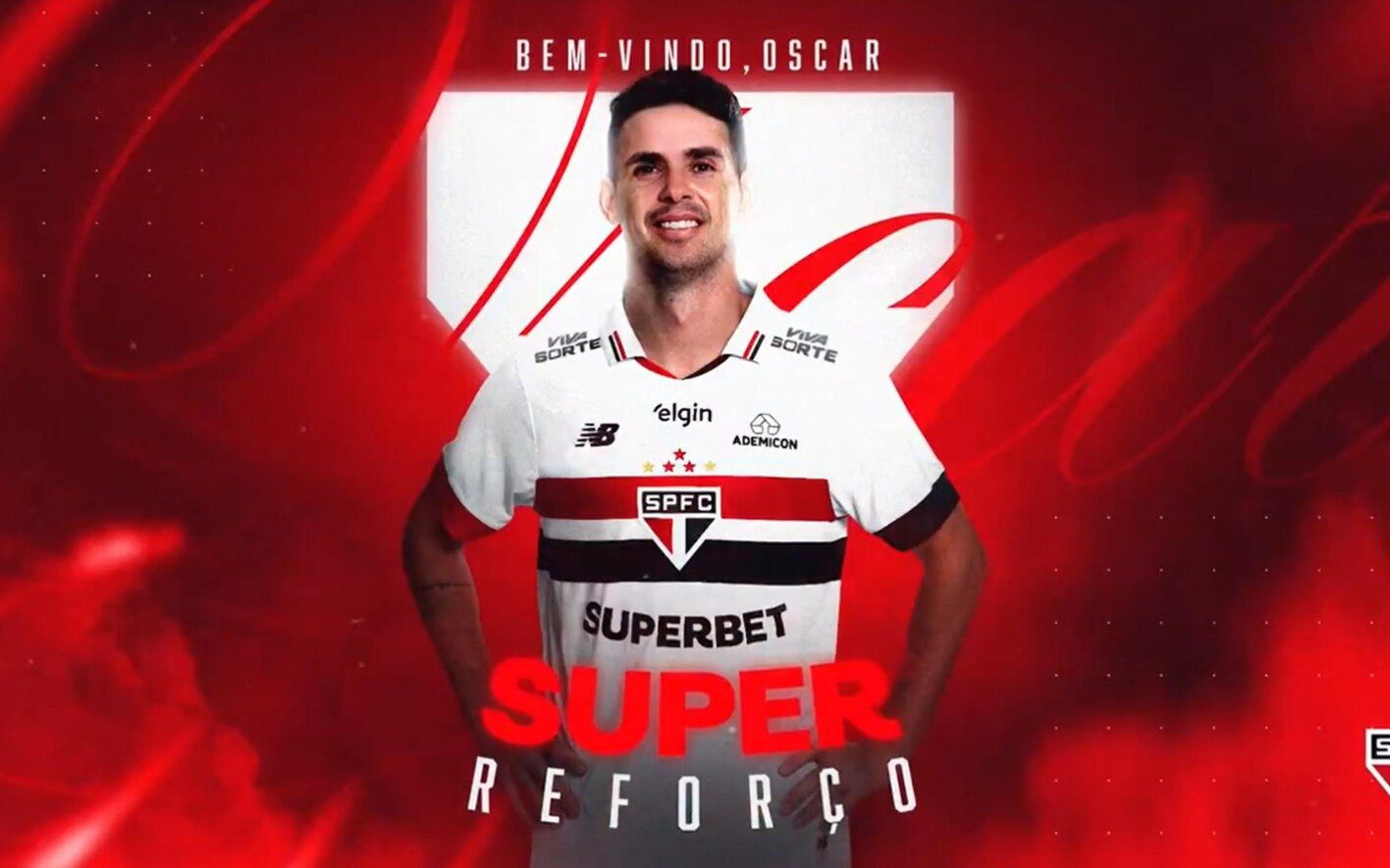 São Paulo oficializa a contratação de Oscar; veja o vídeo do anúncio