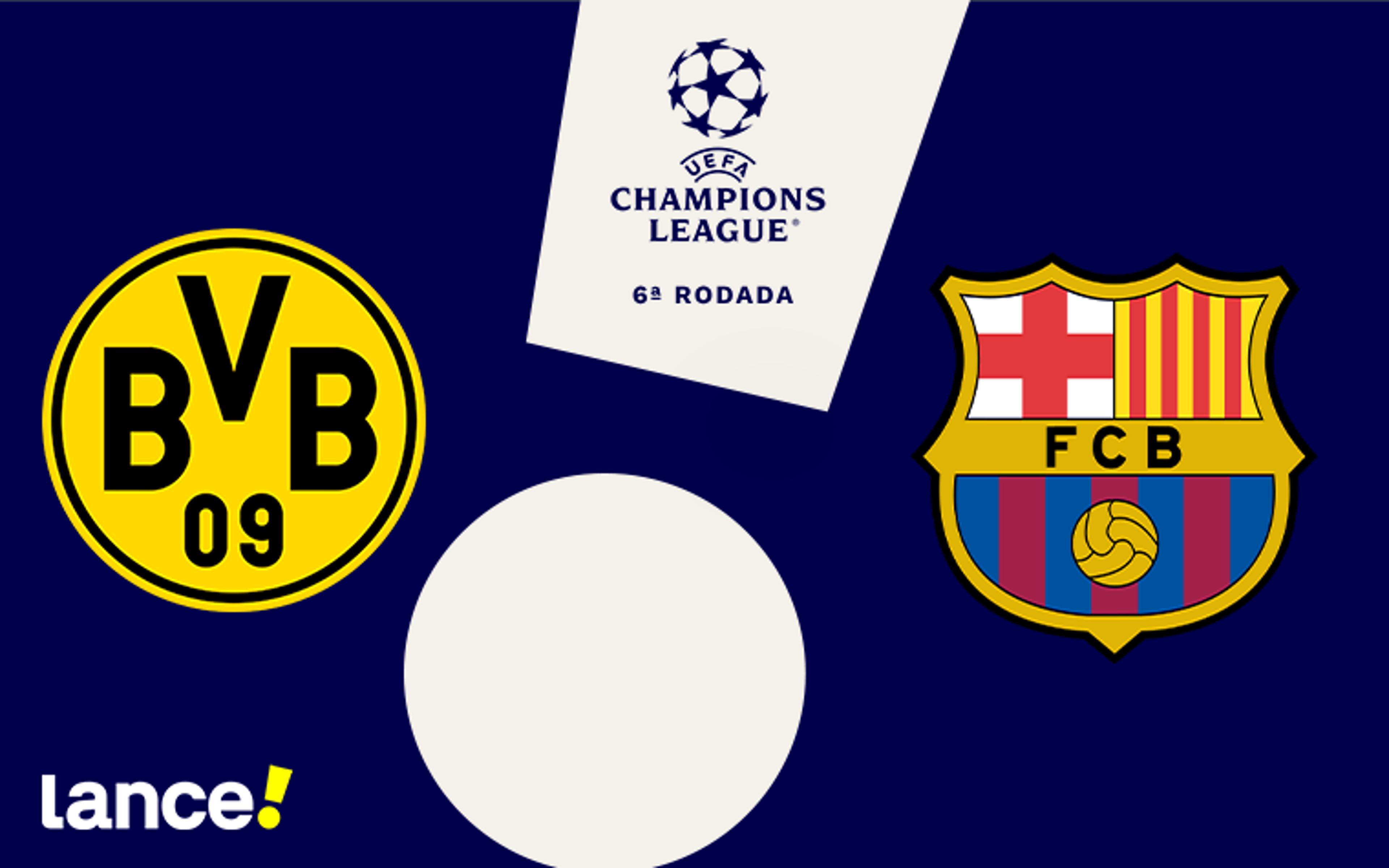 Borussia Dortmund x Barcelona: onde assistir, horário e escalações do jogo pela Champions League