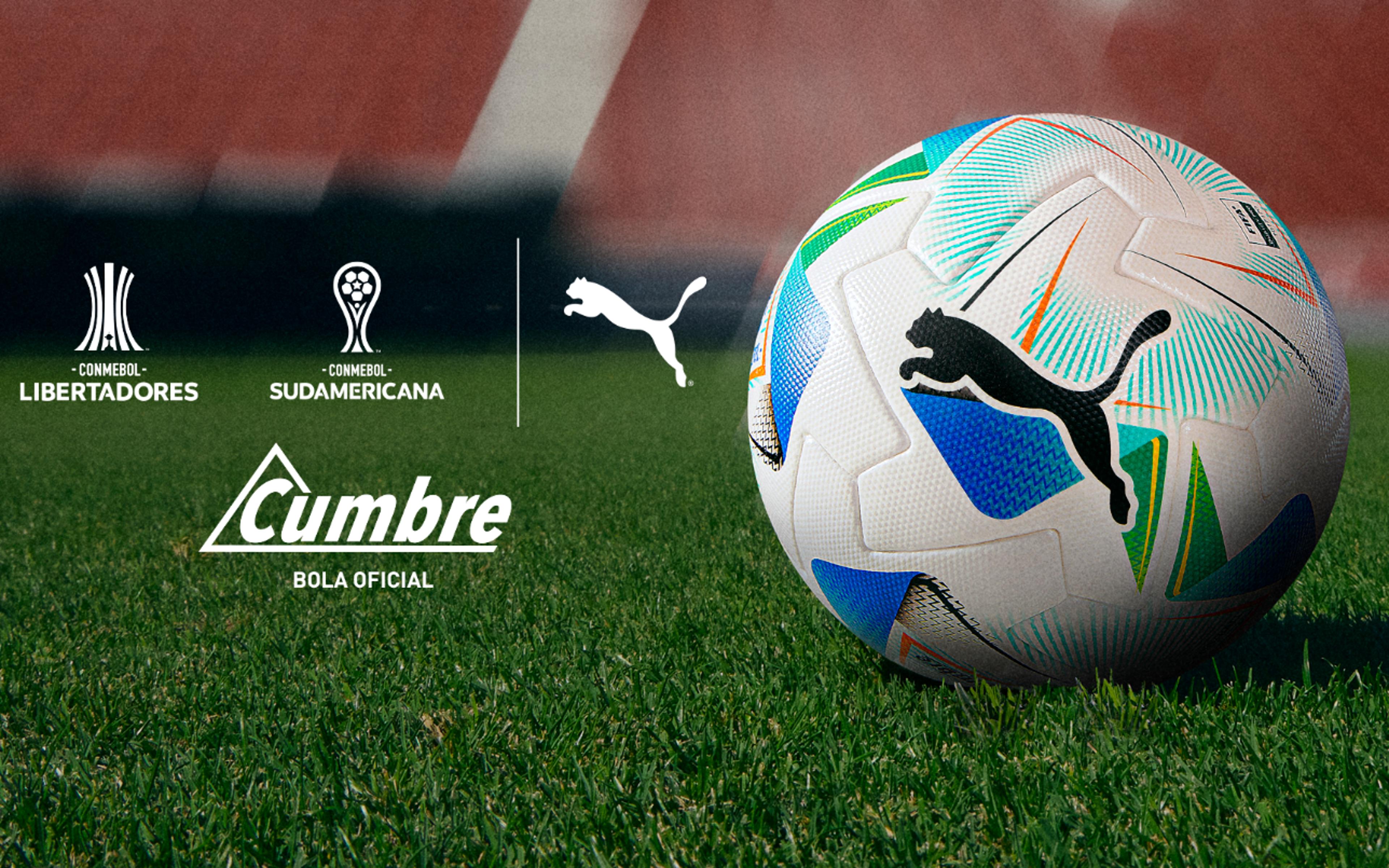 Puma anuncia nova bola oficial da Libertadores e Copa Sul-Americana; veja