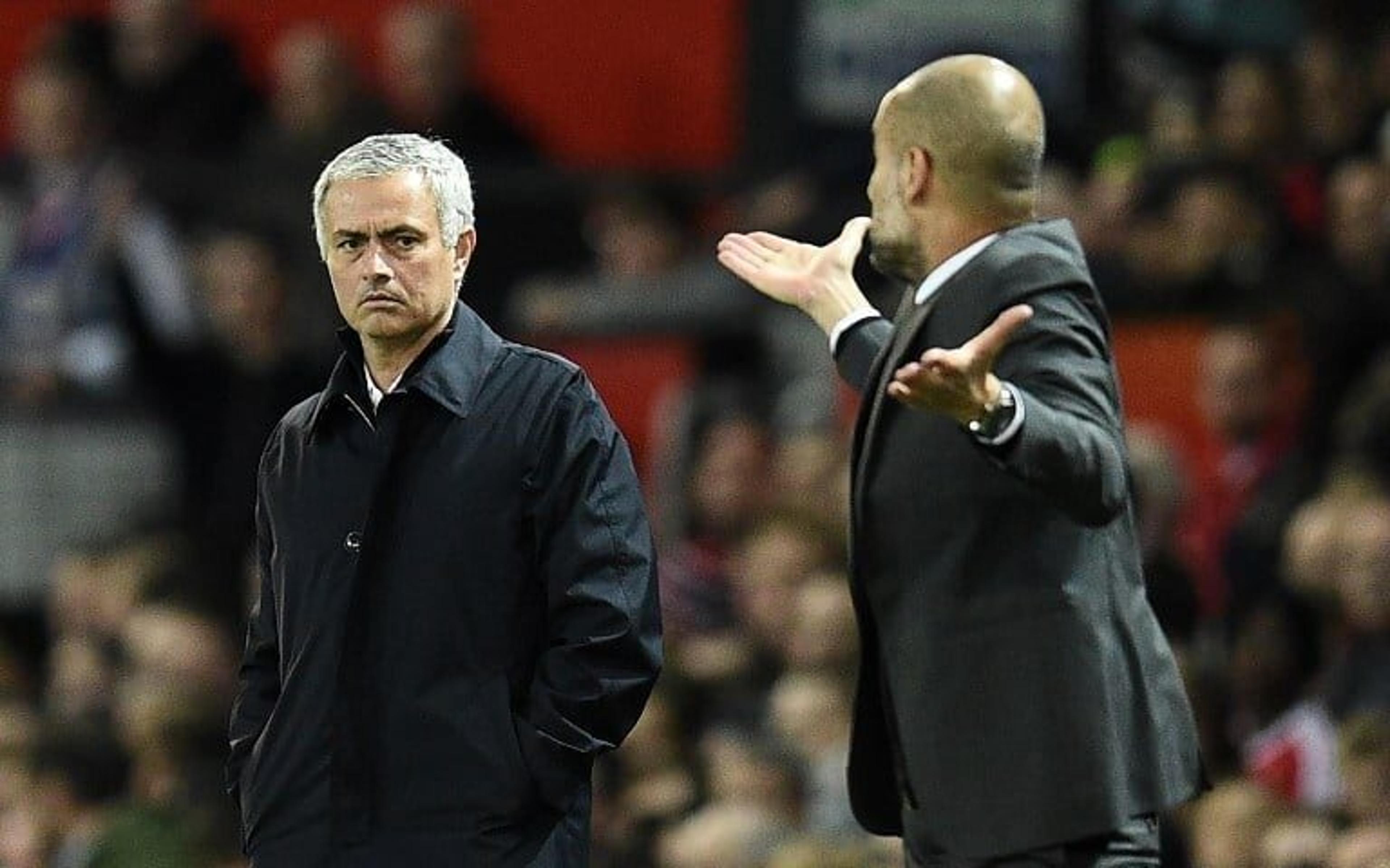 Pep Guardiola faz provocação a ex-rival José Mourinho em coletiva