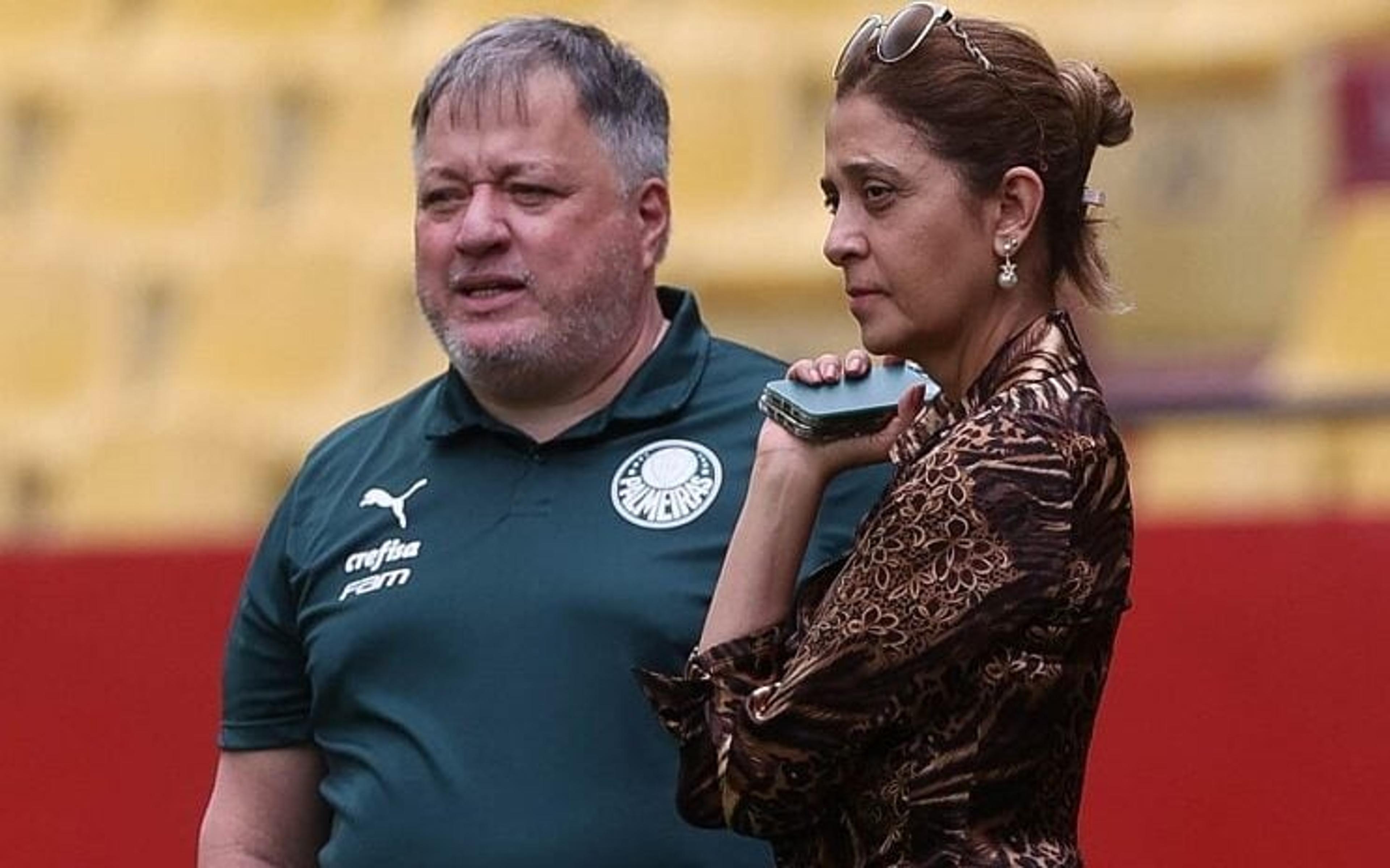 Leila garante permanência de Barros no Palmeiras em meio à cobrança nos bastidores