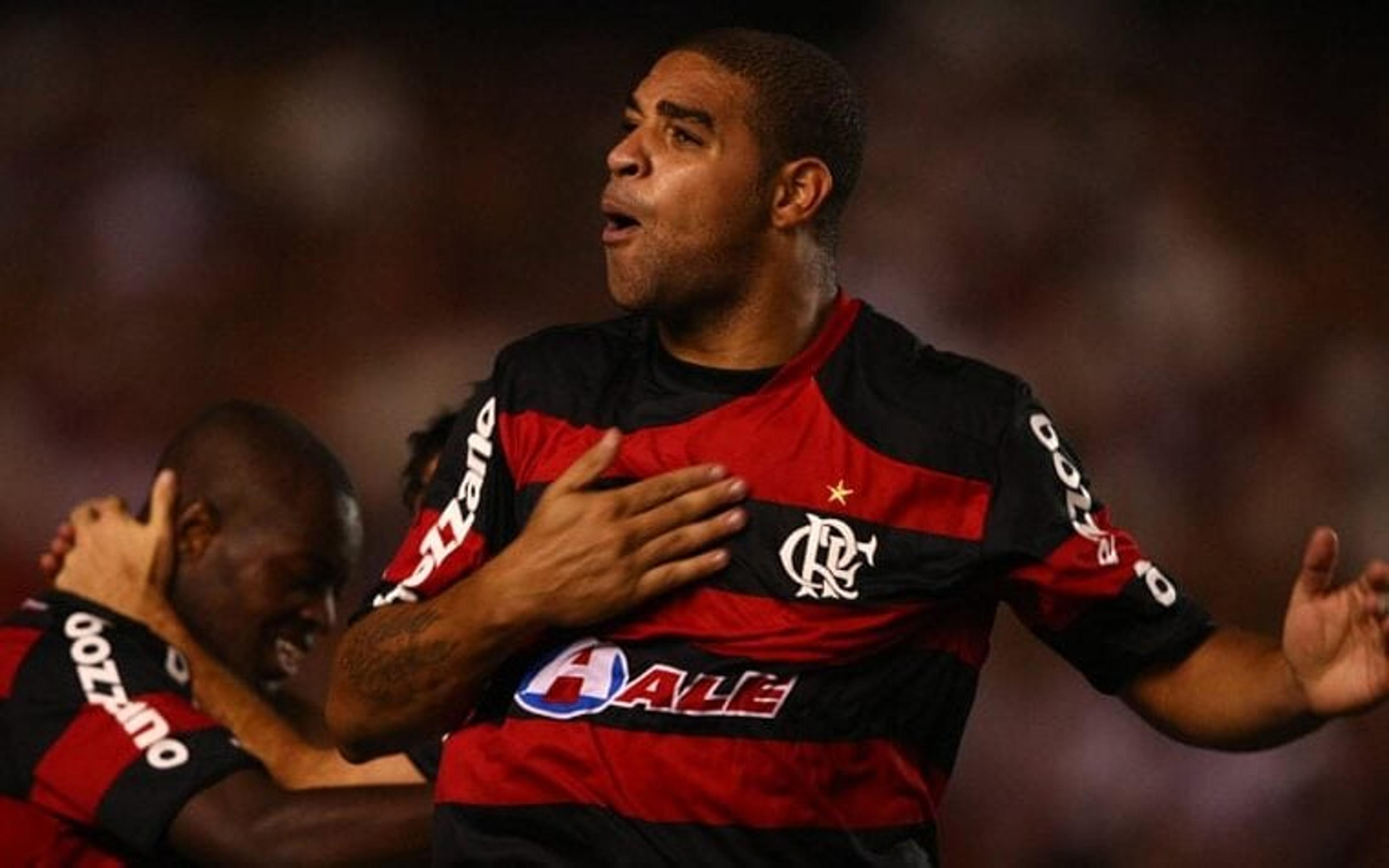 Ídolo rubro-negro: confira quais títulos Adriano Imperador conquistou pelo Flamengo