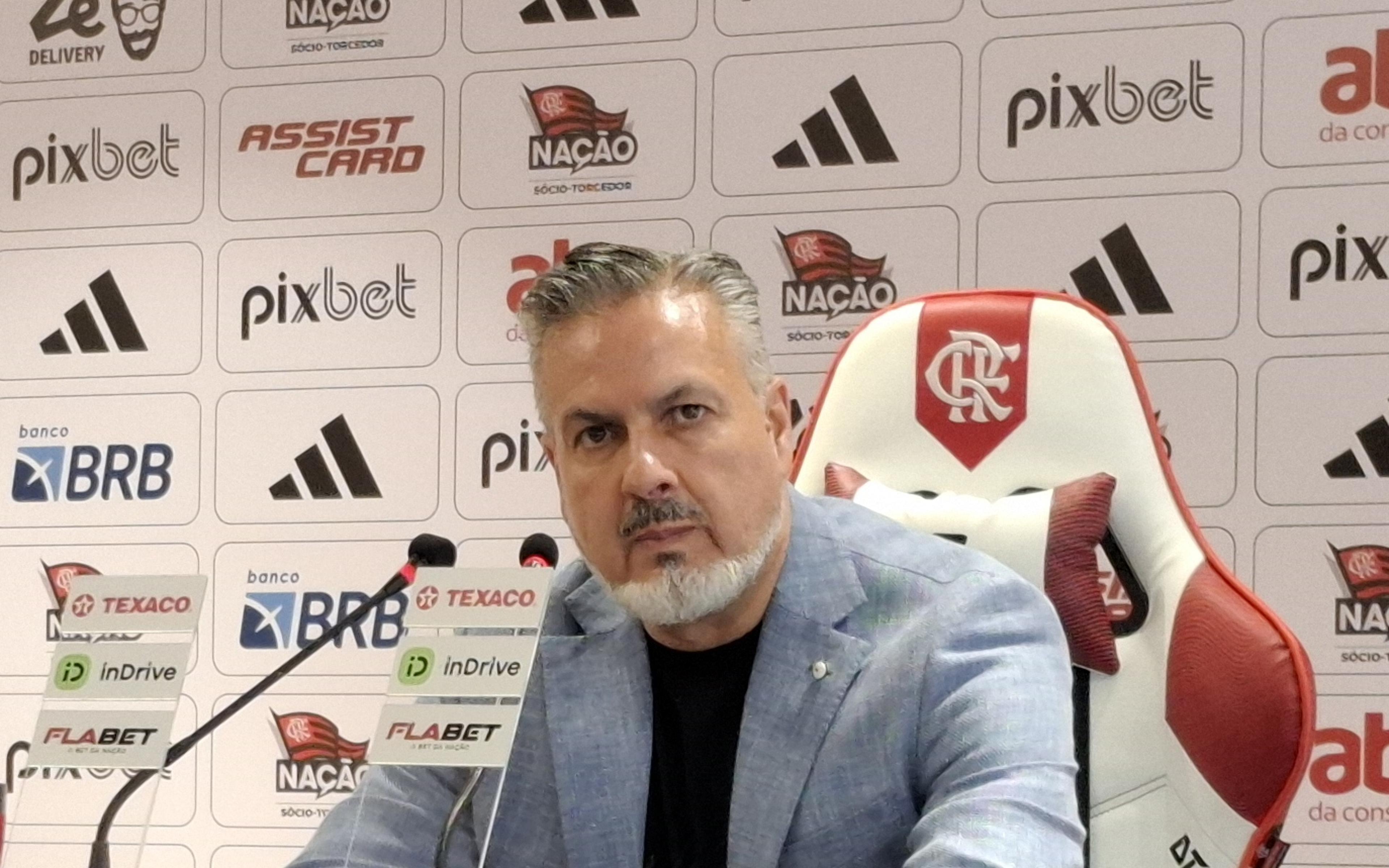 ‘Se o Filipe Luís falhar, a culpa será minha’, diz novo diretor do Flamengo