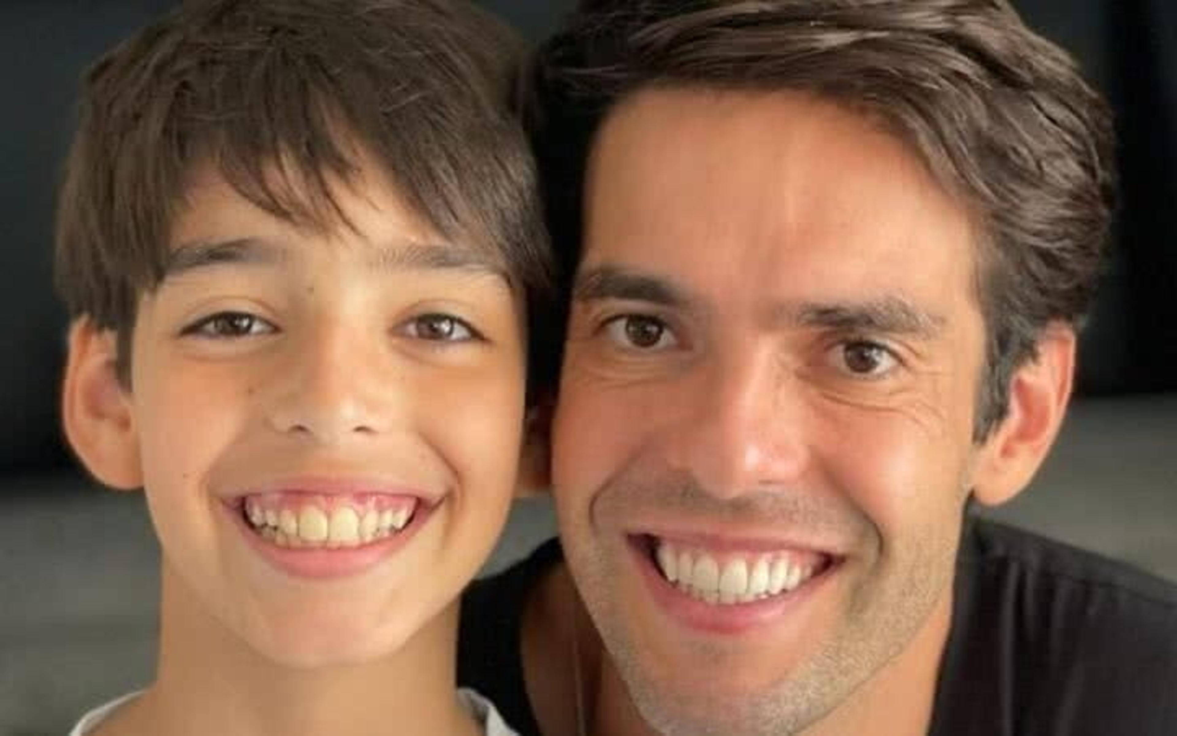 Filho de Kaká assombra internet por semelhança com estilo de jogar do pai