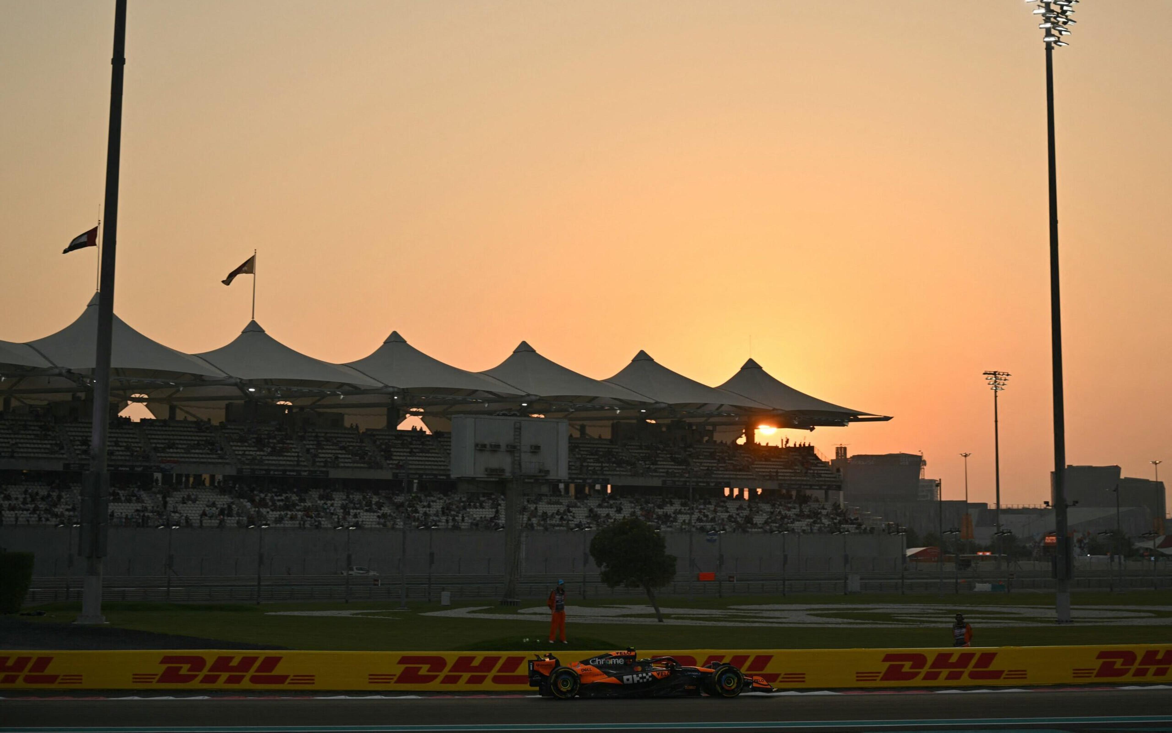 Norris iguala placar contra Ferrari e lidera 1-2 da McLaren em TL2 do GP de Abu Dhabi