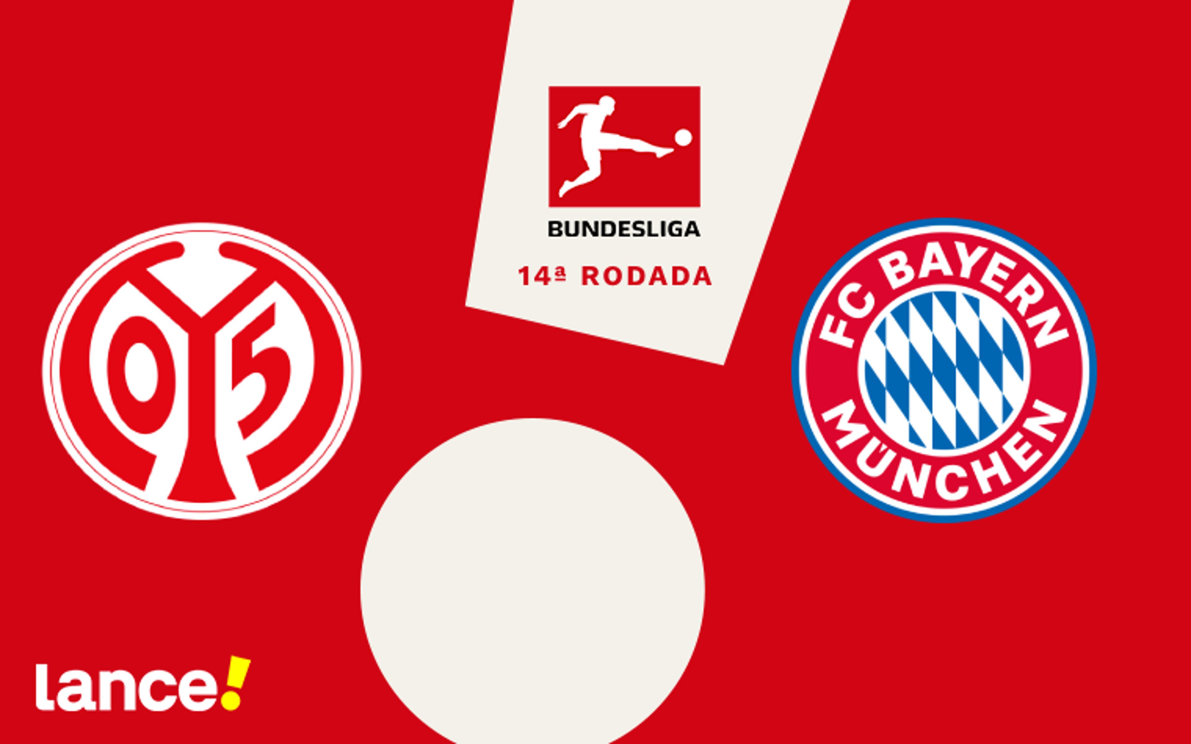 Mainz x Bayern de Munique: onde assistir, horário e escalações do jogo pela Bundesliga