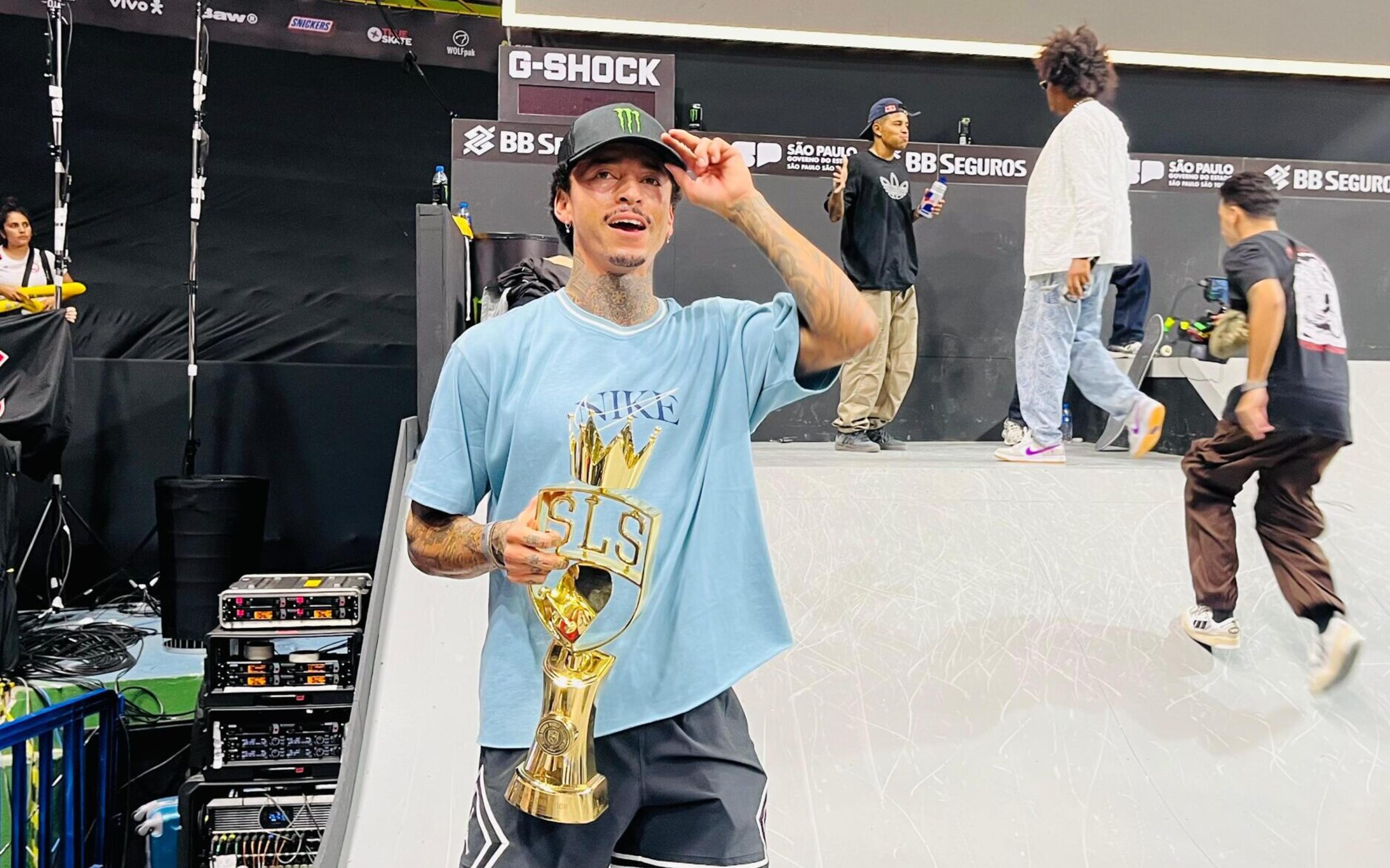 Nyjah Huston é hexacampeão do SLS Super Crown e Vianna fica com o vice