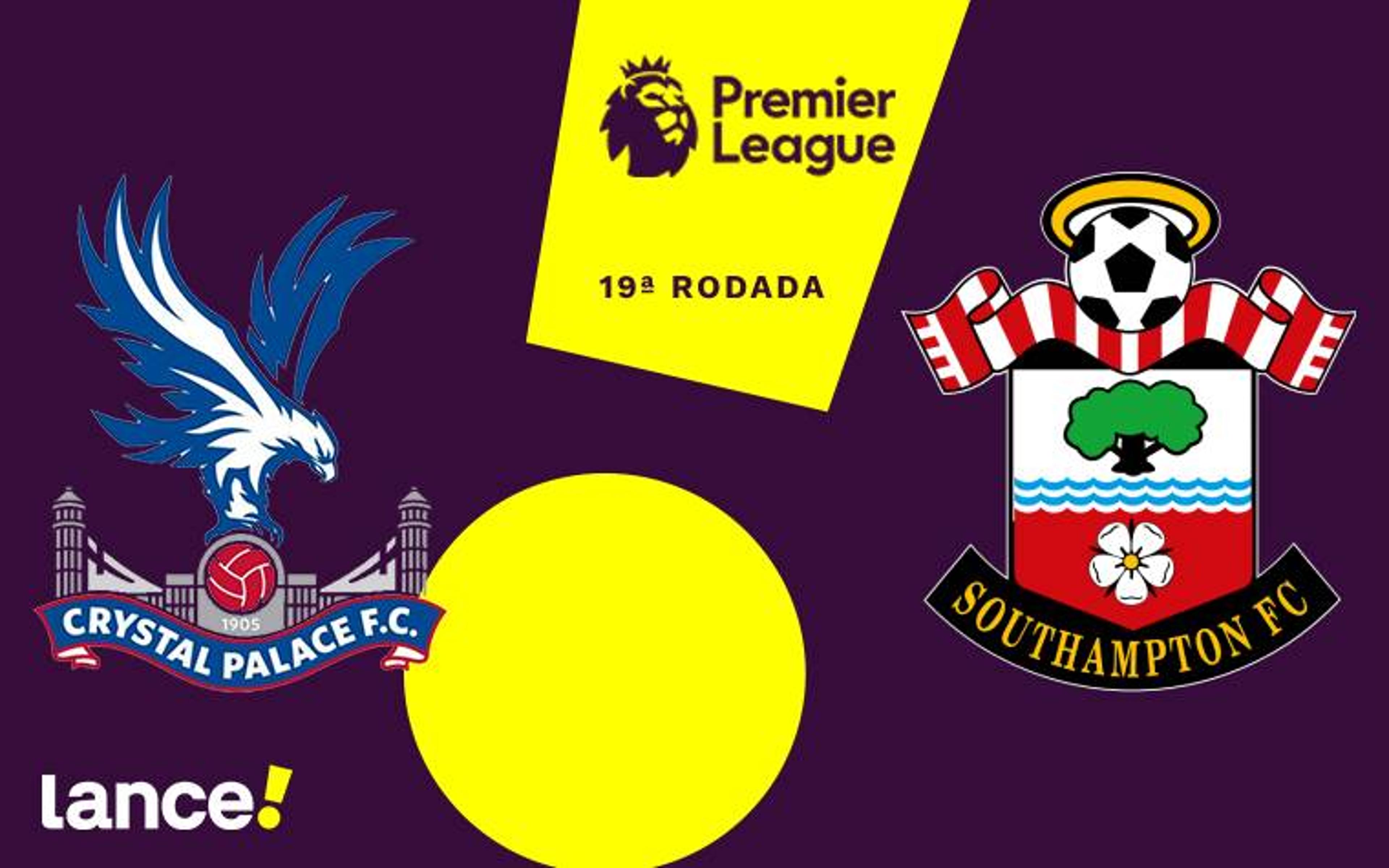 Crystal Palace x Southampton: onde assistir, horário e escalações do jogo pela Premier League