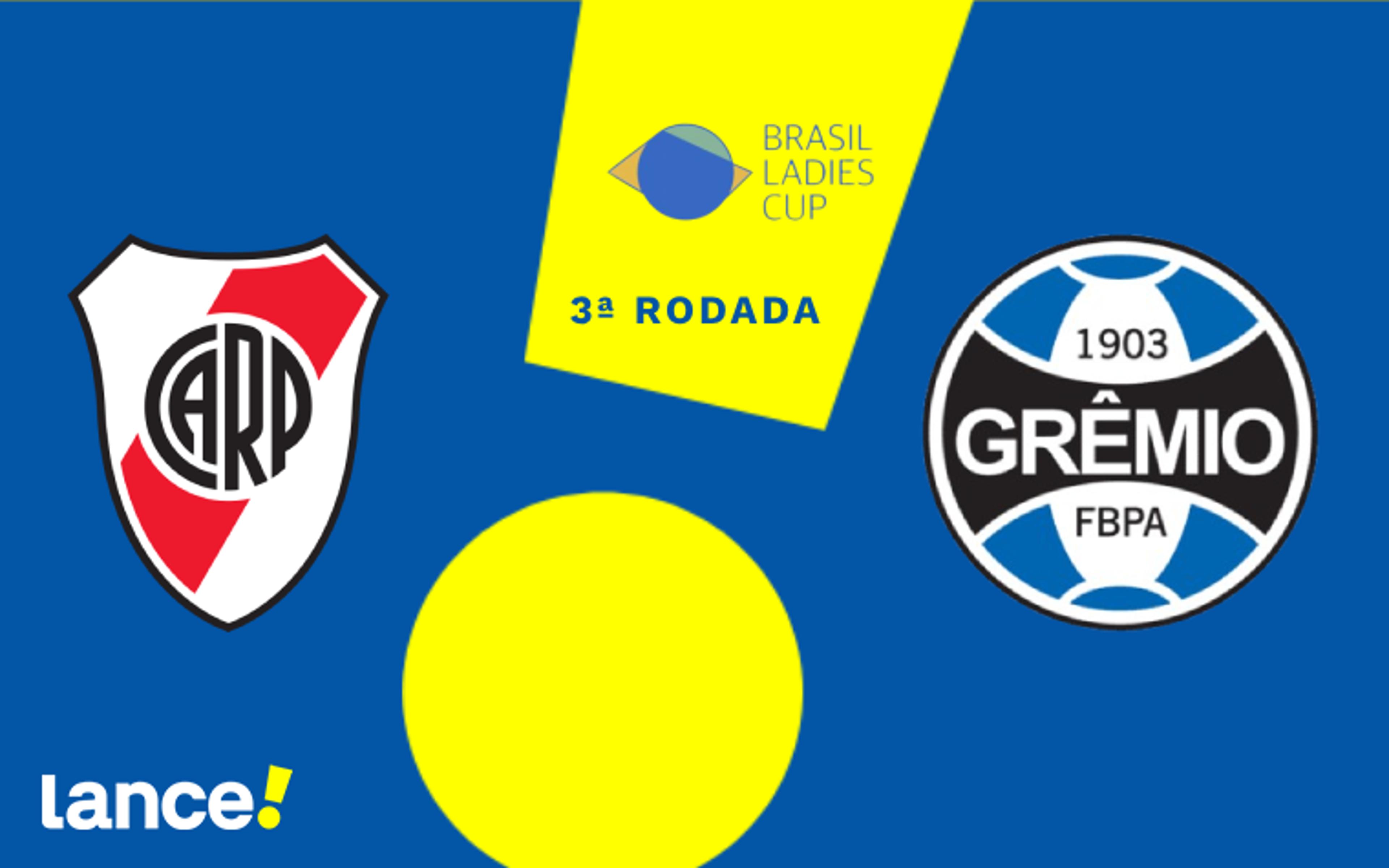 River Plate x Grêmio: onde assistir, horário e escalações do jogo pela Brasil Ladies Cup