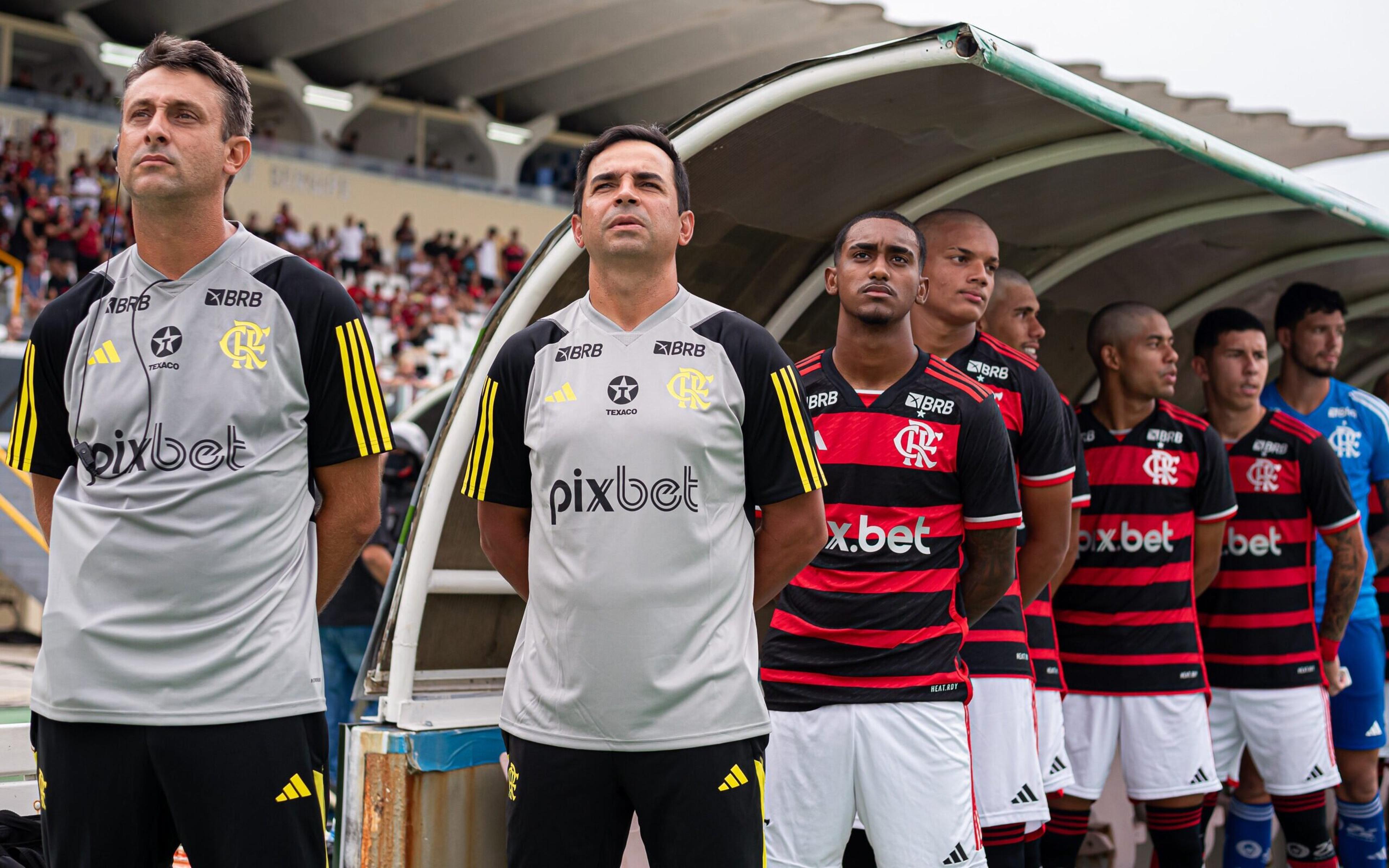 ‘Agredimos pouco o gol adversário’, diz técnico do Flamengo sobre estreia no Carioca