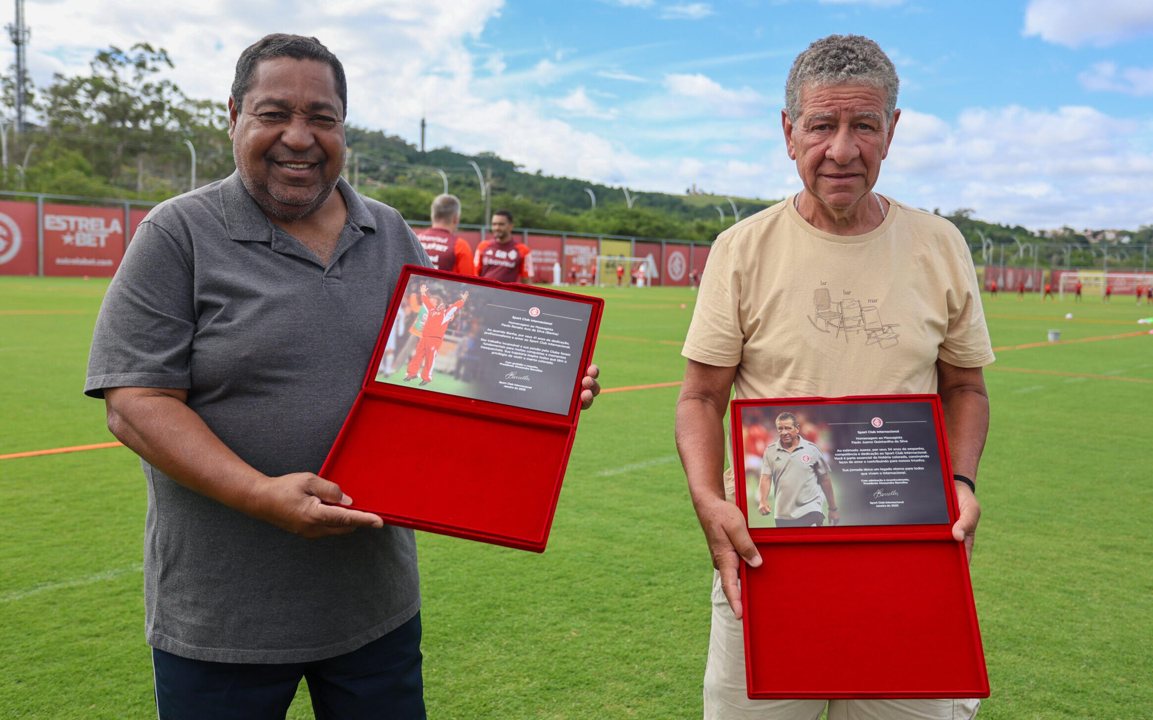 Funcionários históricos do Inter se aposentam; veja homenagem