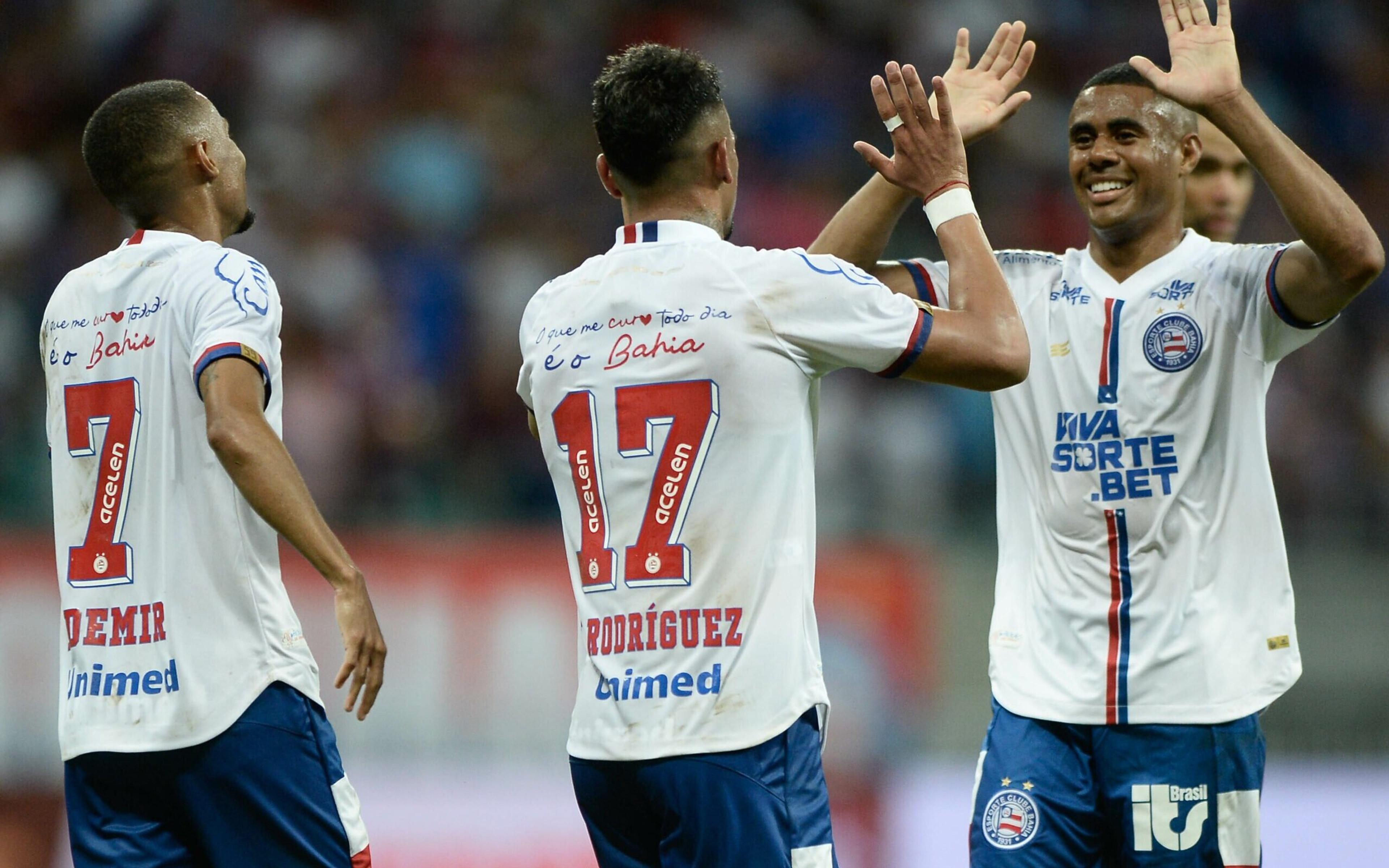 Bahia faz 4 a 0 no Sampaio Côrrea na estreia na Copa do Nordeste