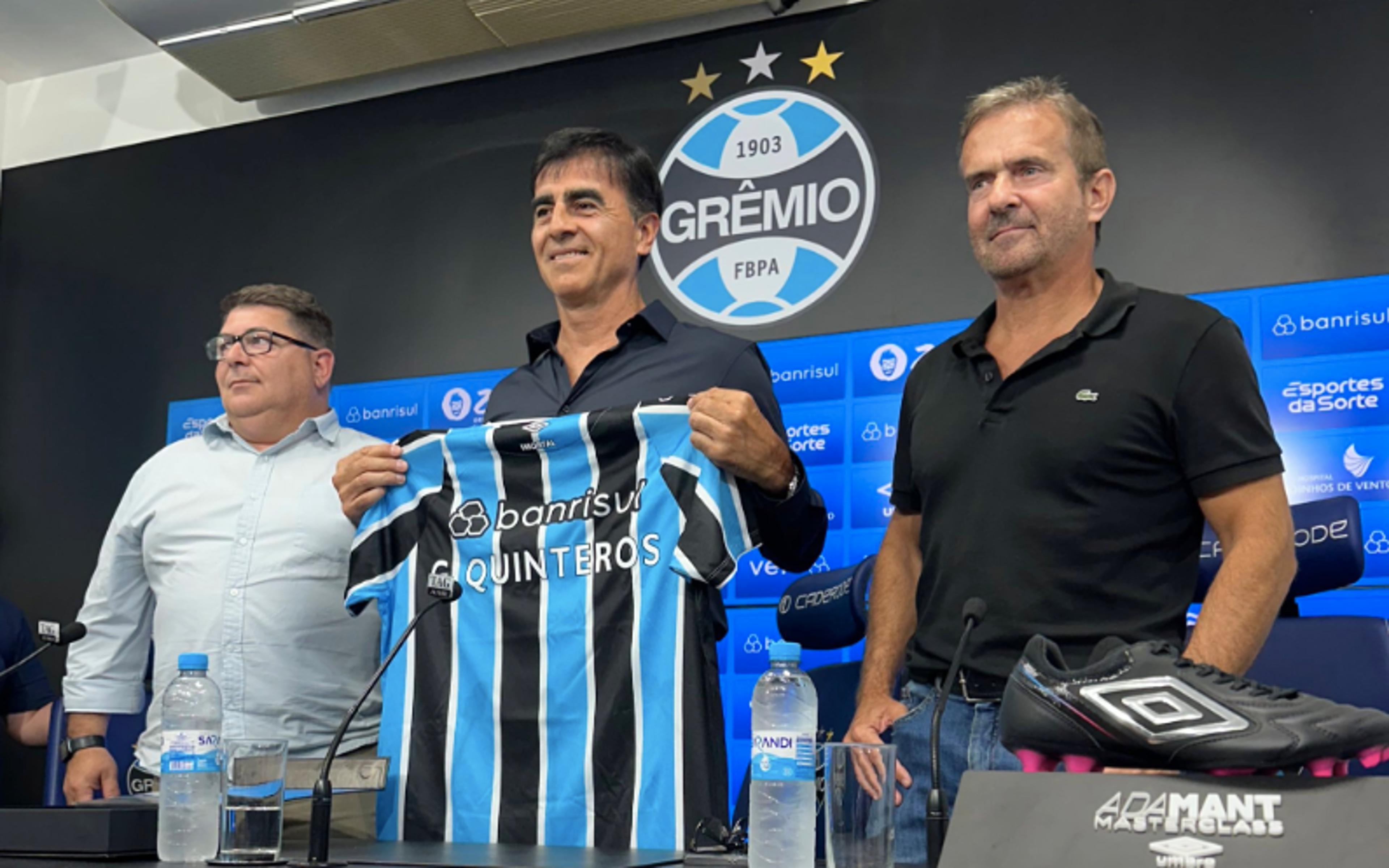 ‘O primeiro objetivo é esse’, diz novo técnico do Grêmio sobre o Gauchão