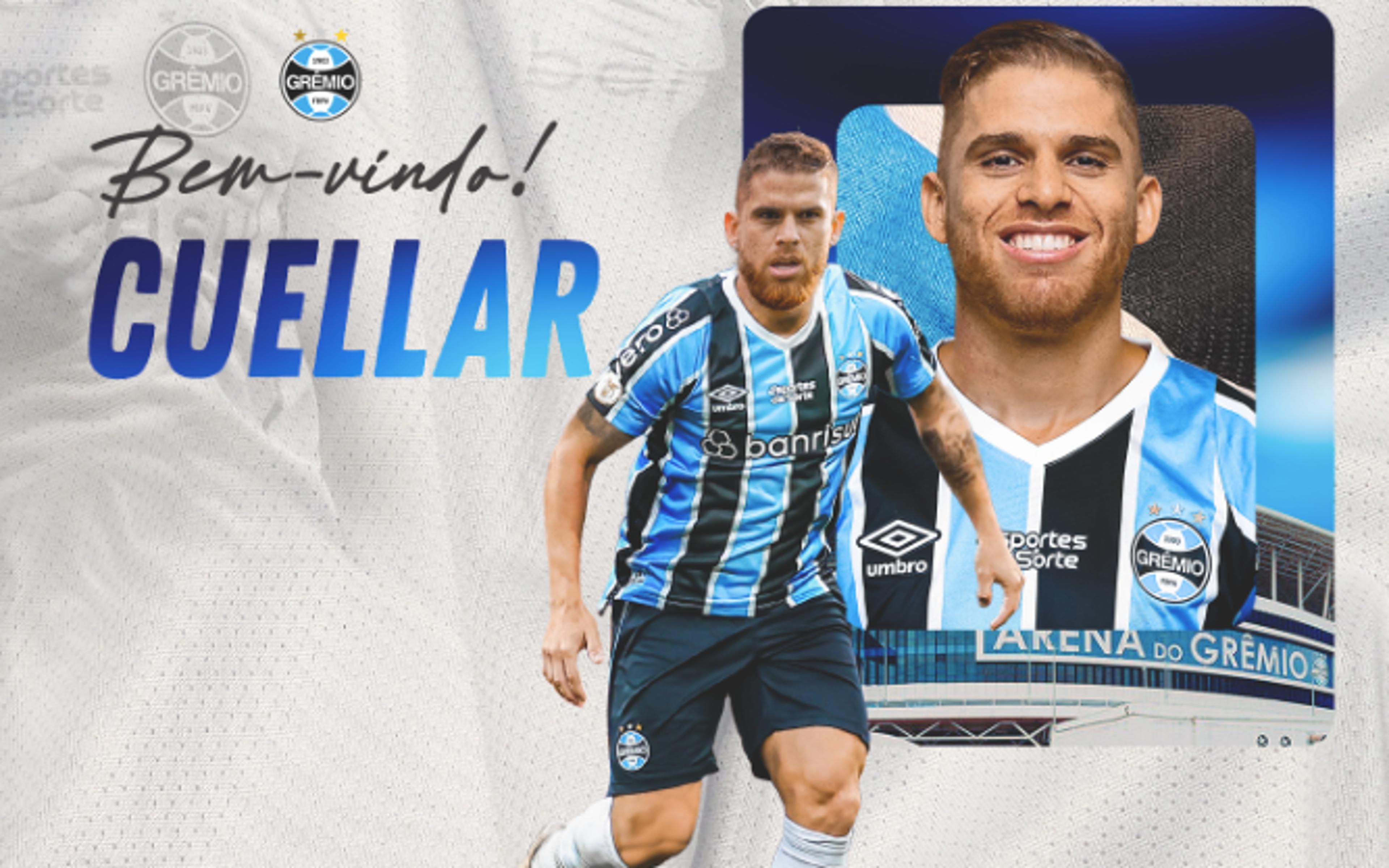 Mercado da Bola: Grêmio anuncia contratação de Gustavo Cuellar