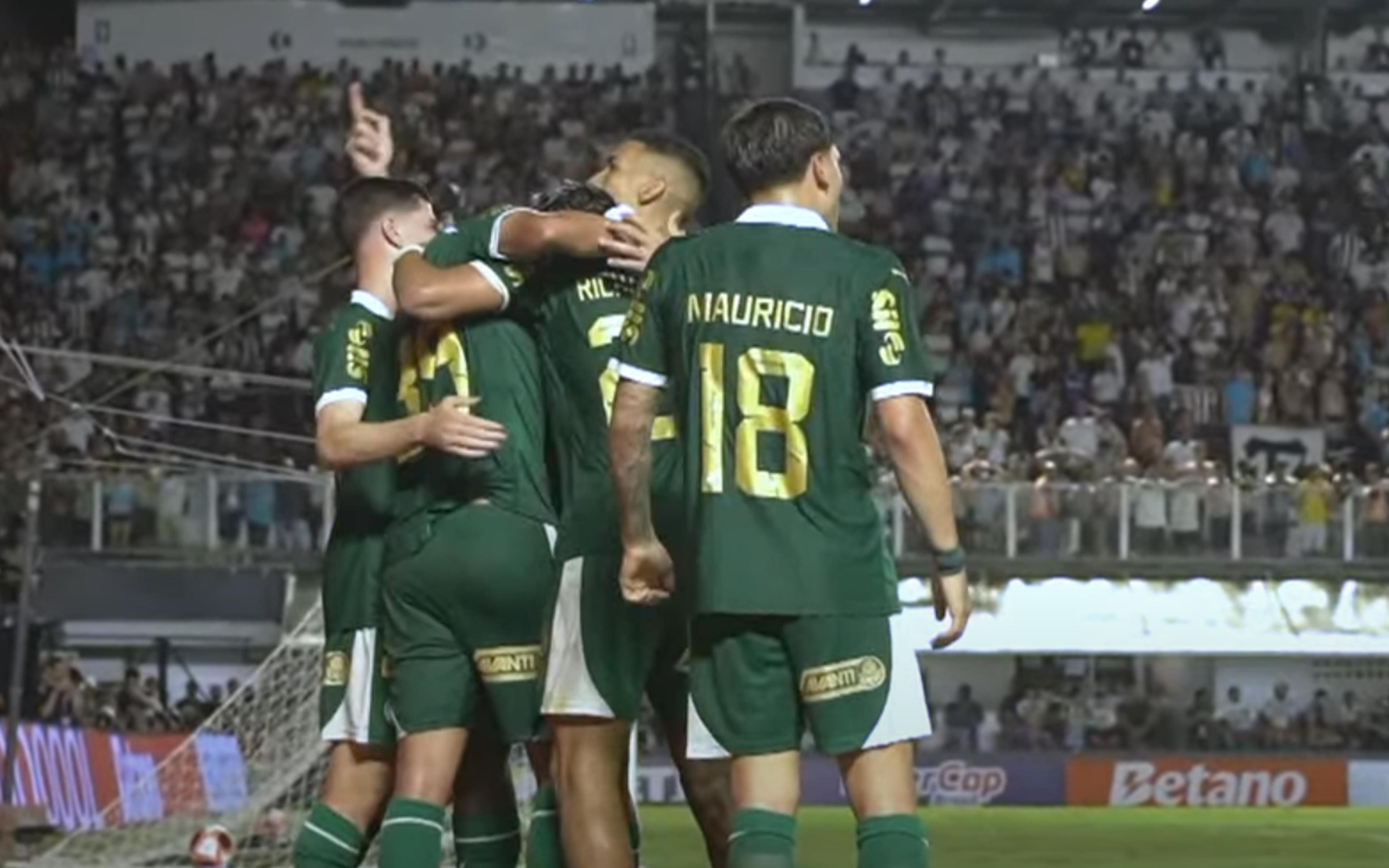 Joia do Palmeiras mostra ‘dedo do meio’ a torcida do Santos após gol de empate