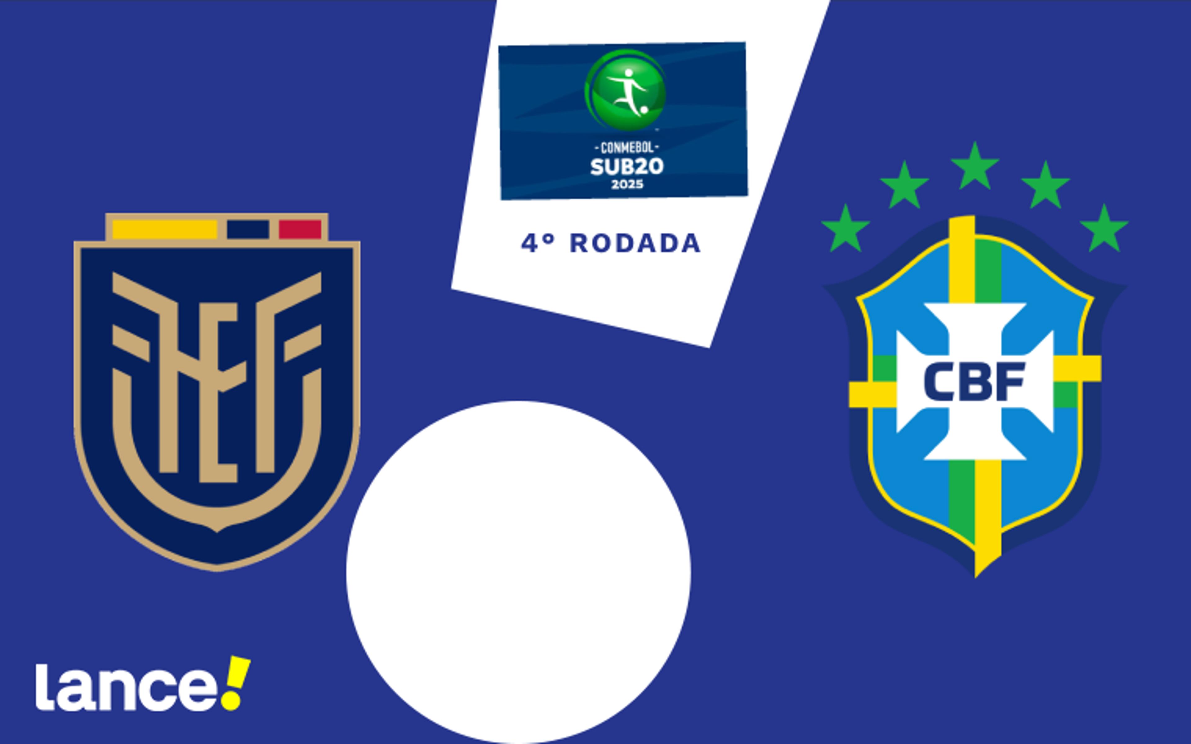 Equador Sub-20 x Brasil Sub-20: onde assistir, horário e prováveis escalações