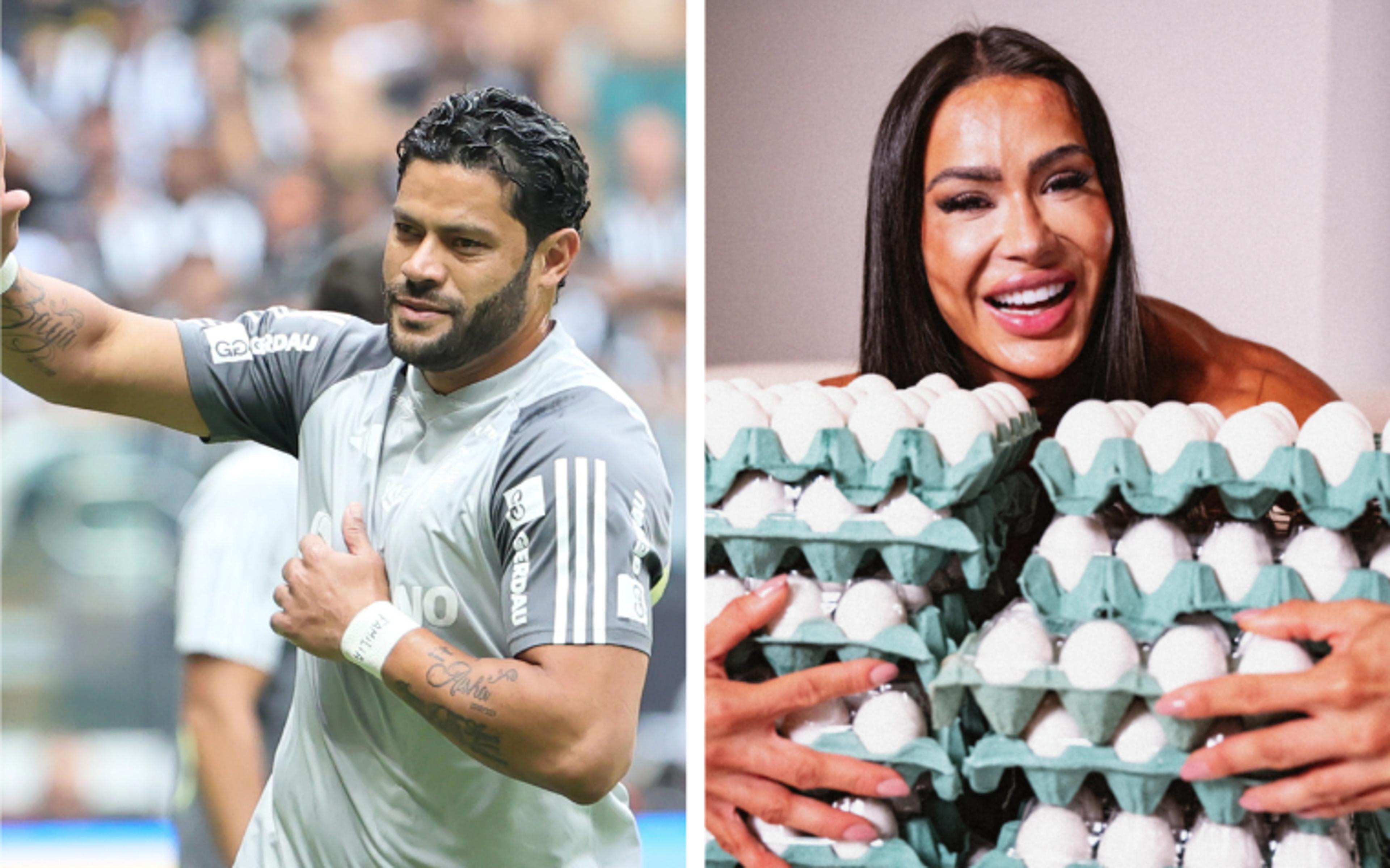 Hulk x Gracyanne Barbosa: quem come mais ovos?