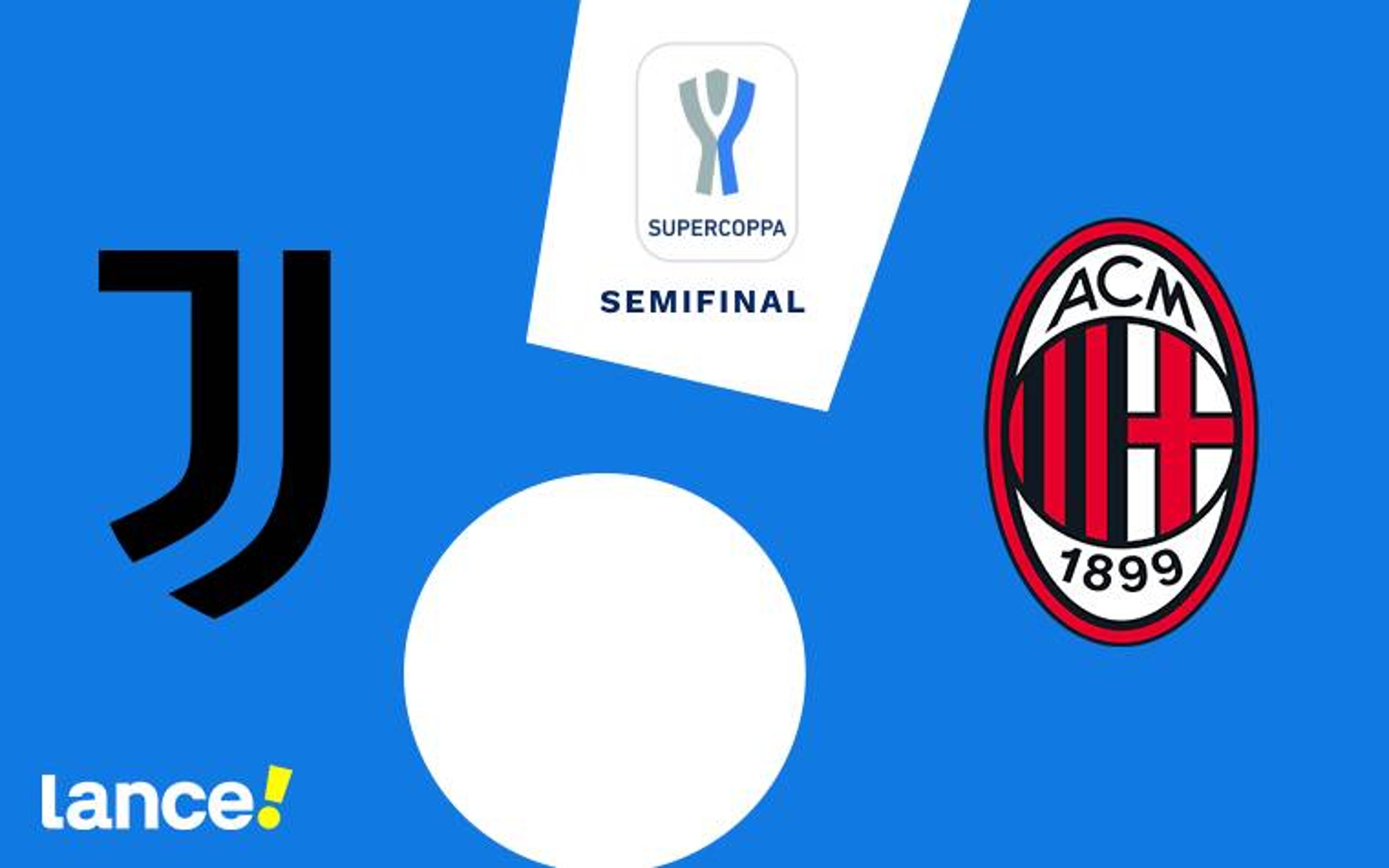 Juventus x Milan: onde assistir, horário e escalações do jogo pela Supercopa da Itália