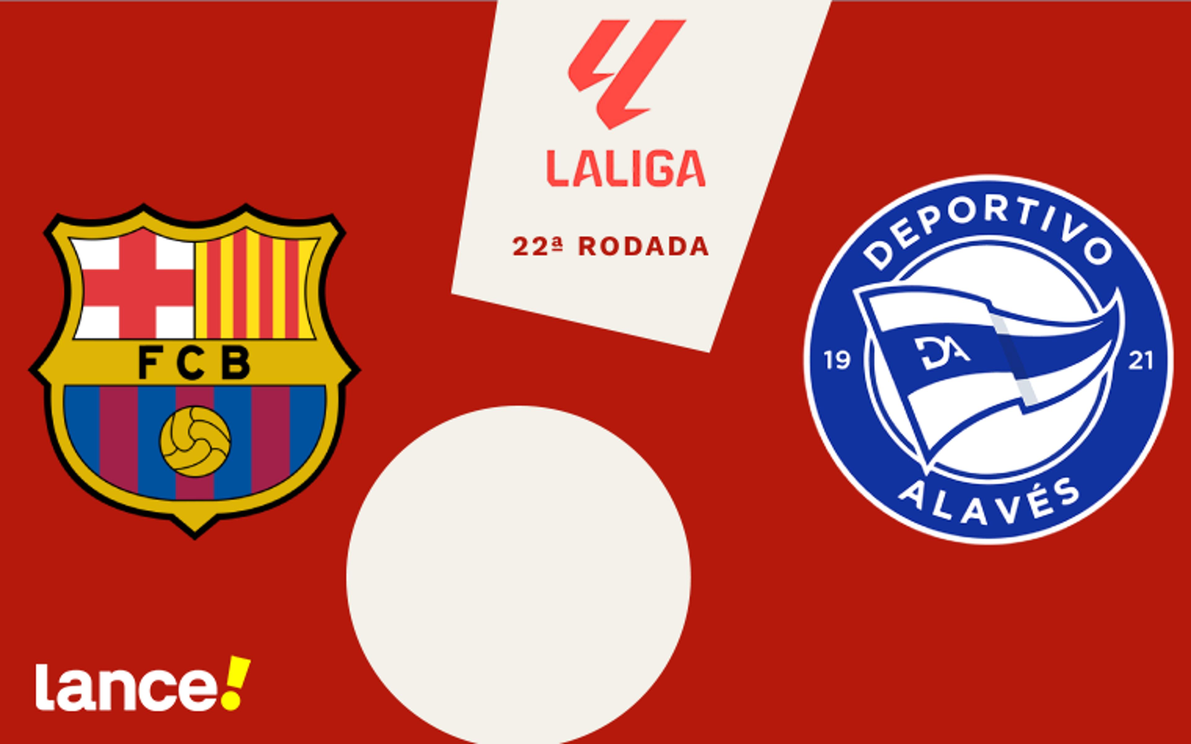 Barcelona x Alavés: onde assistir ao vivo, horário e escalações do jogo de La Liga