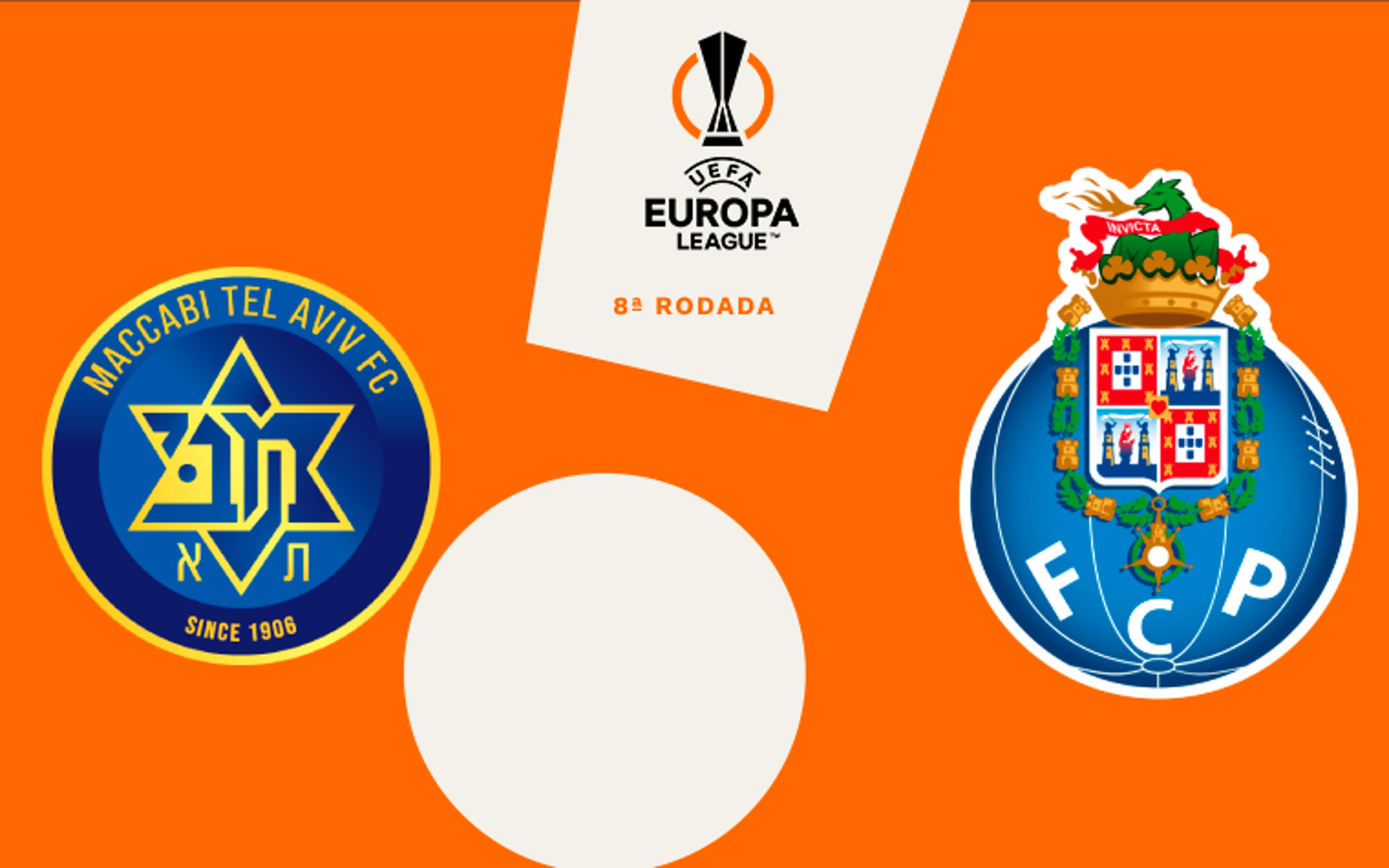 Maccabi Tel-Aviv x Porto: onde assistir ao vivo, horário e escalações do jogo pela Europa League