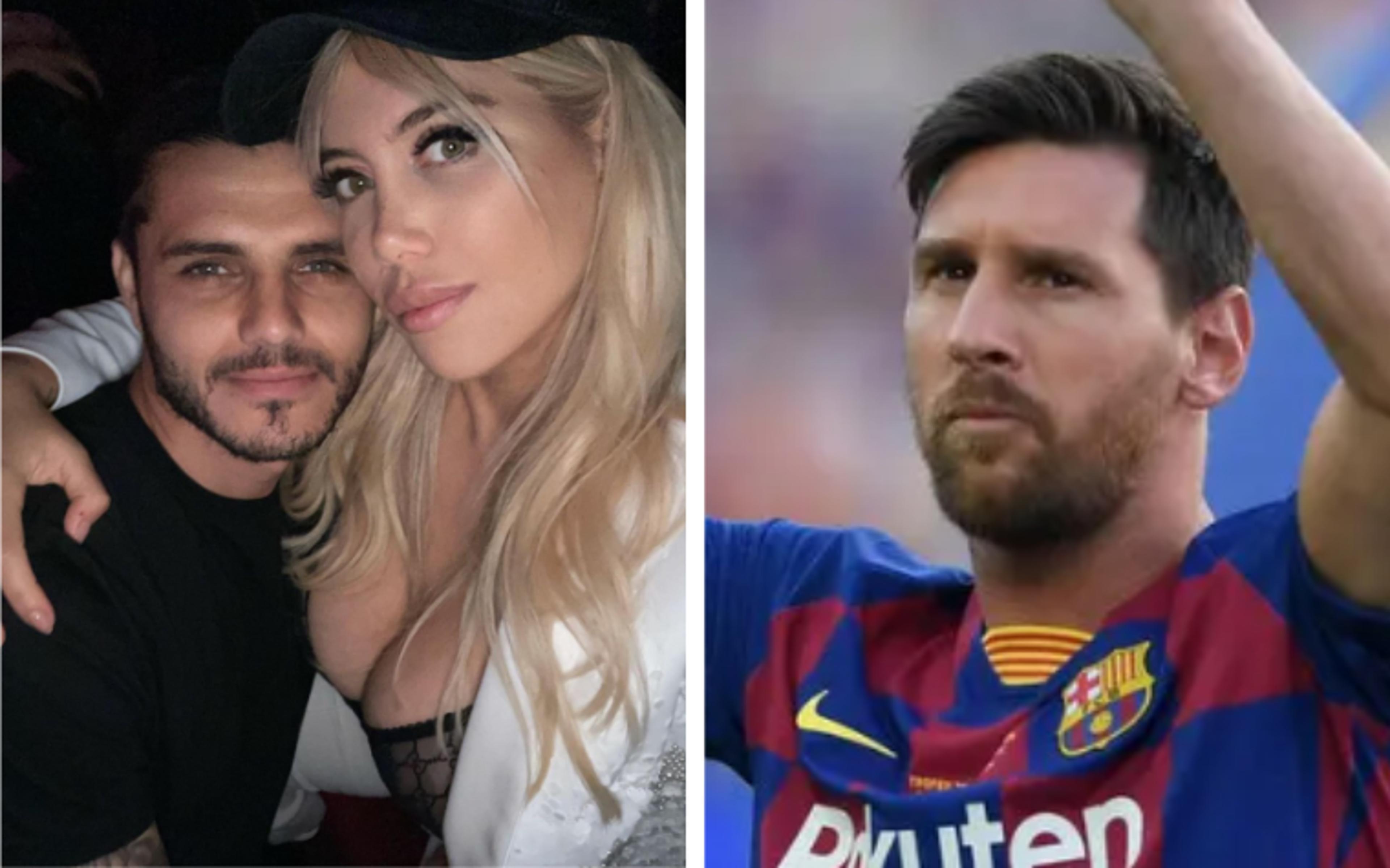 Messi fofoqueiro? Jornal internacional diz que craque acompanha Icardi x Wanda