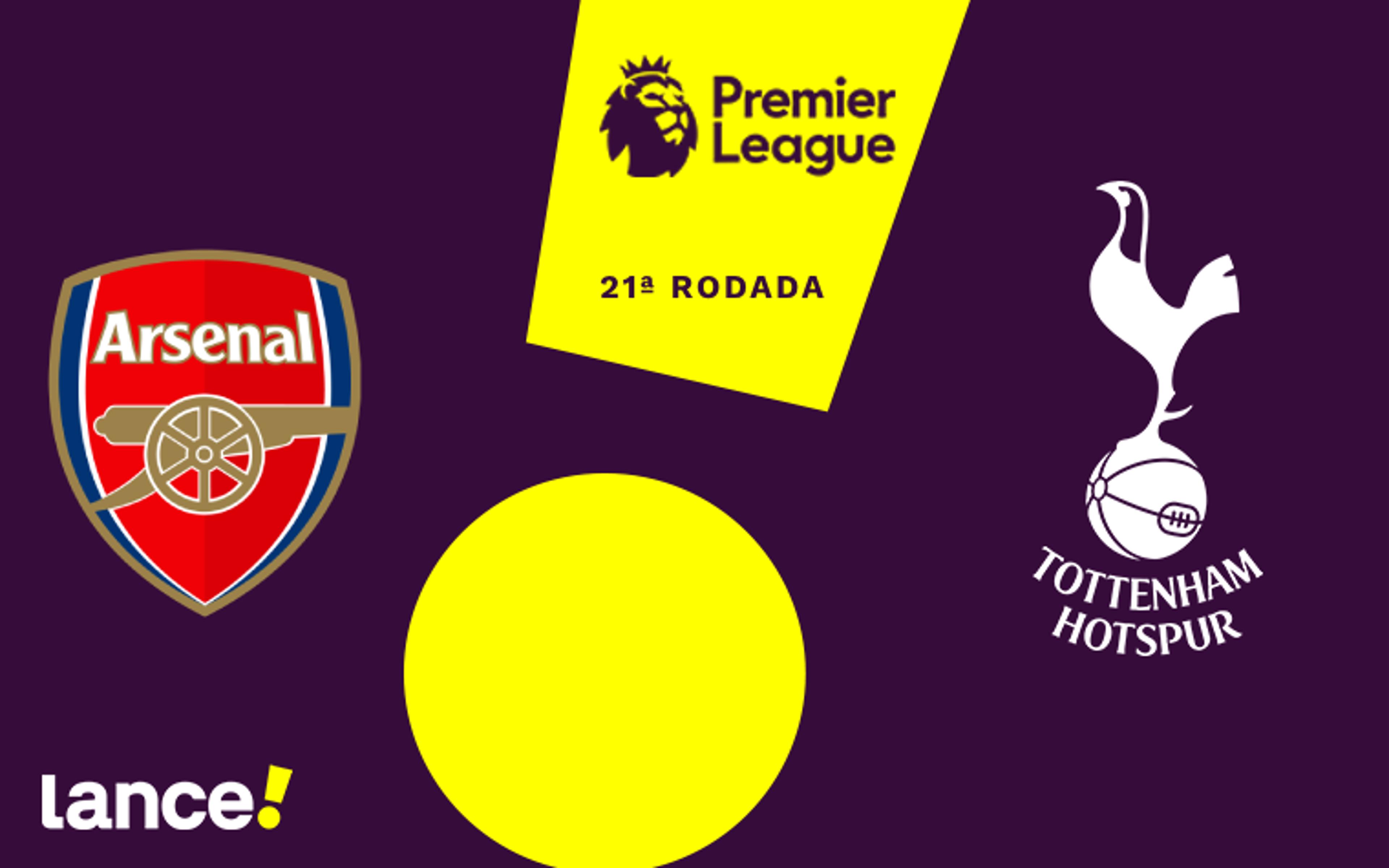 Arsenal x Tottenham: onde assistir ao vivo, horário e escalações do jogo pela Premier League