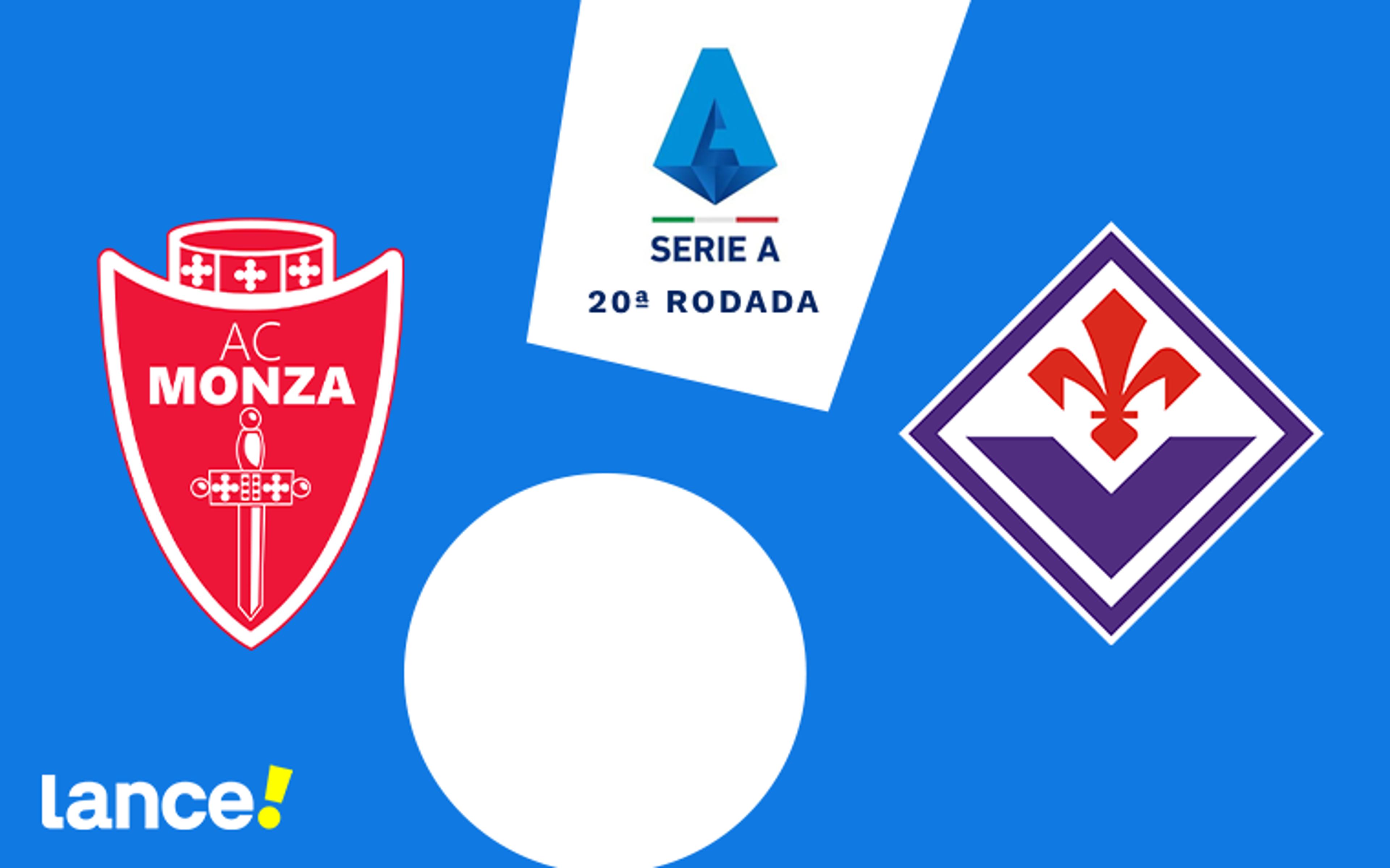 Monza x Fiorentina: onde assistir, horário e prováveis escalações