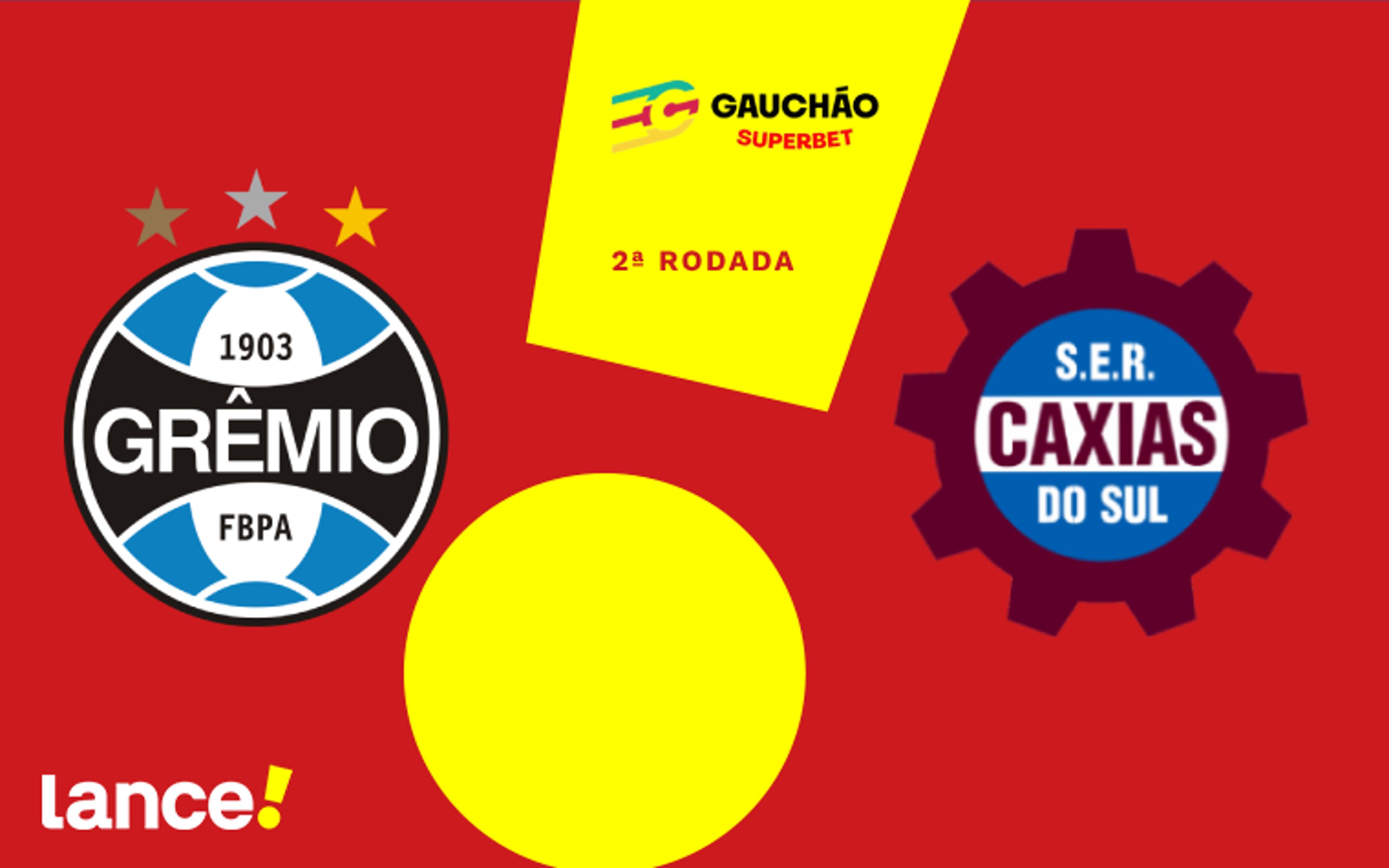 Grêmio x Caxias: onde assistir, horário e escalações do jogo pelo Campeonato Gaúcho