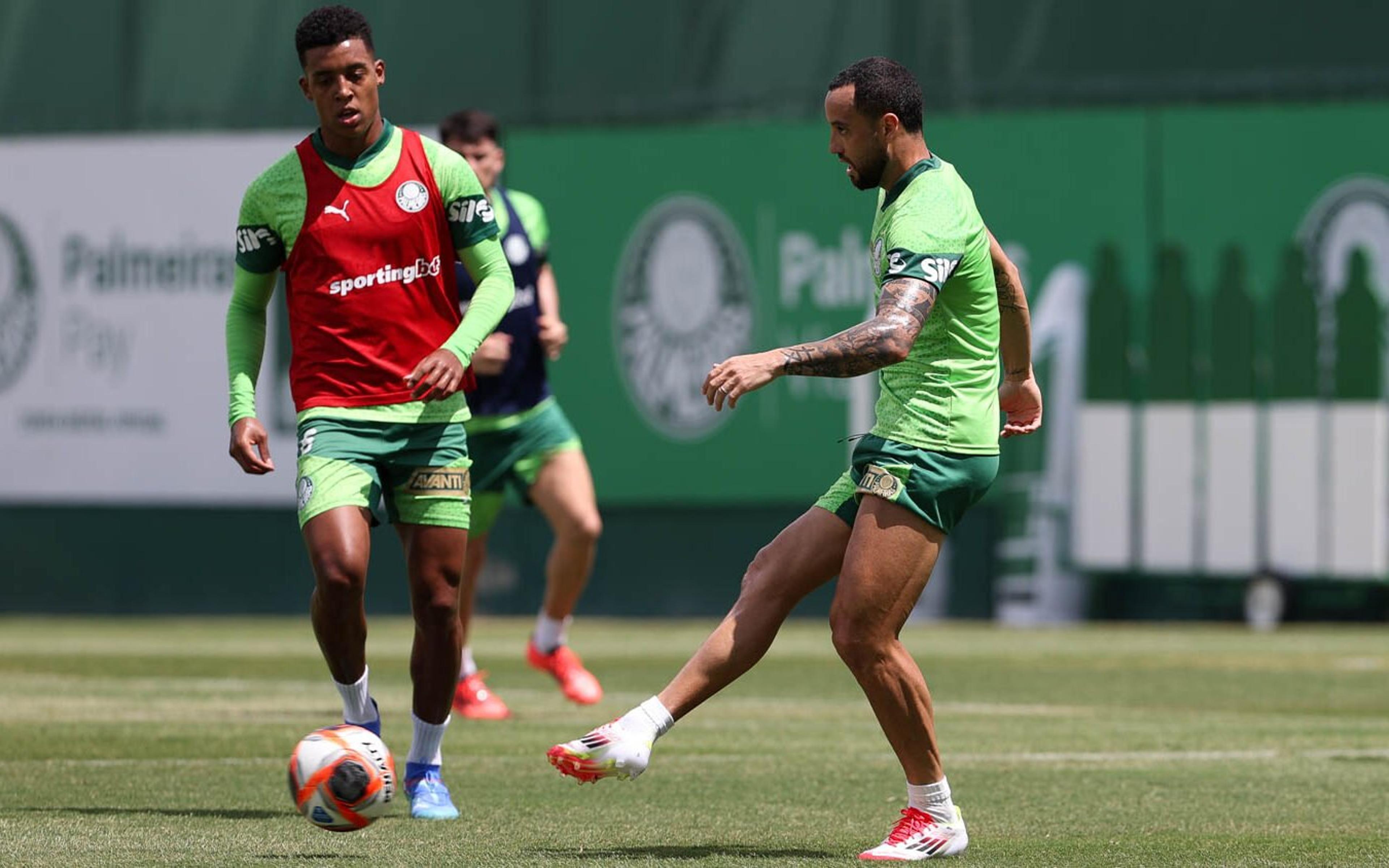 Com Felipe Anderson e Piquerez, Palmeiras treina de olho no clássico paulista