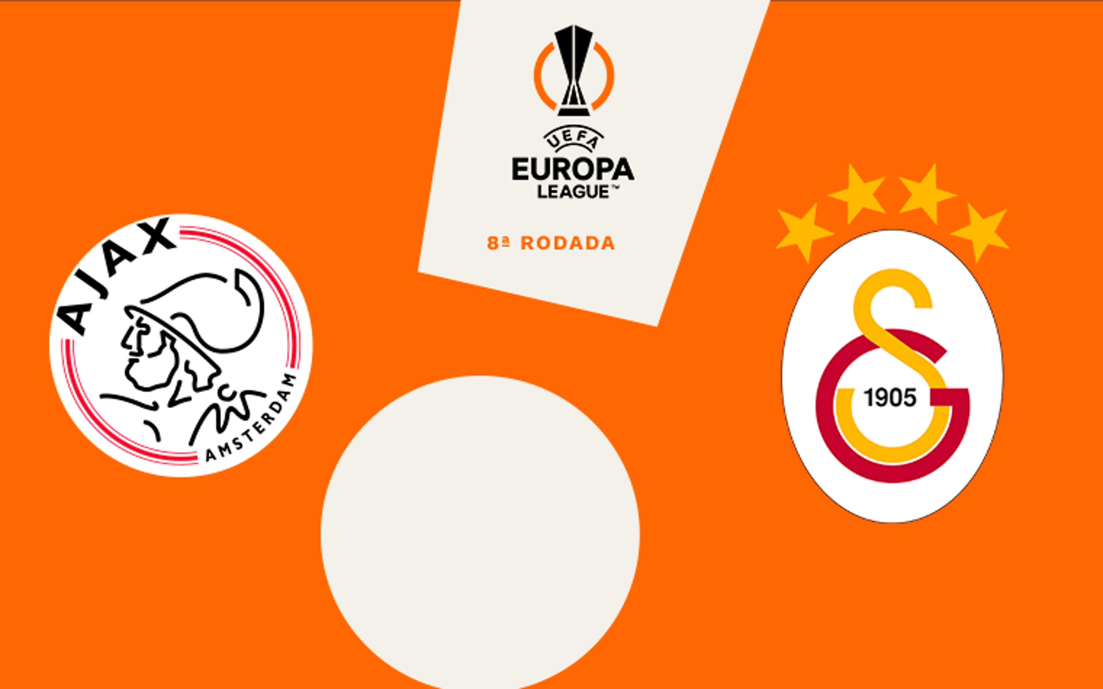 Ajax x Galatasaray: onde assistir, horário e escalações do jogo pela Liga Europa