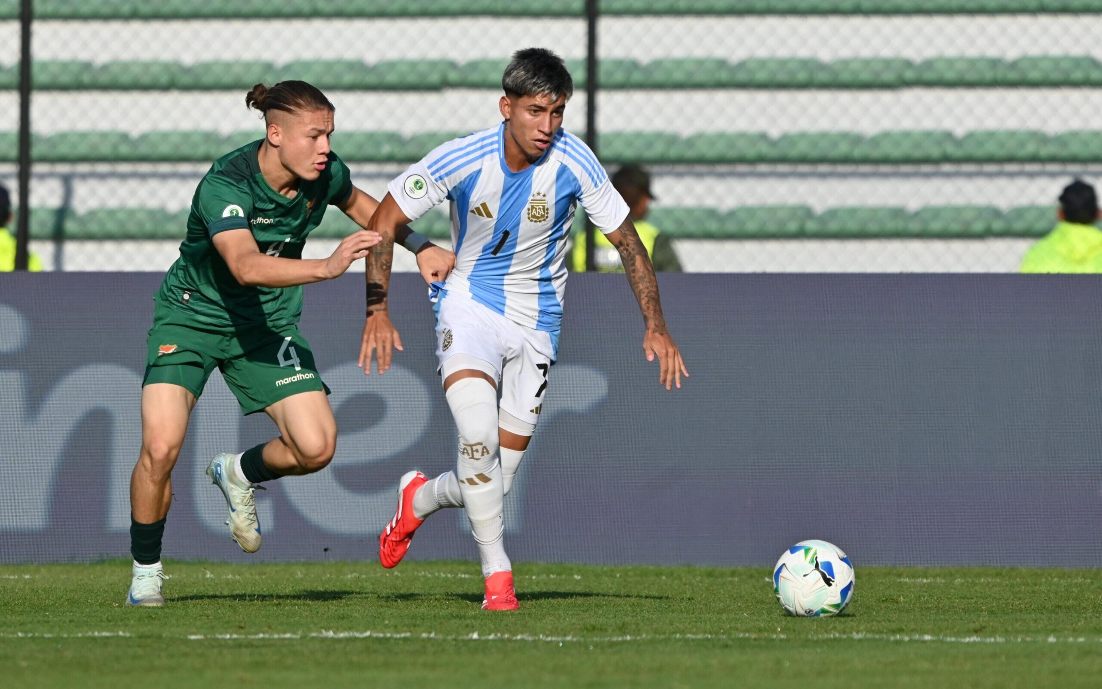 Argentina Sub-20 vence a Bolívia no Sul-Americano